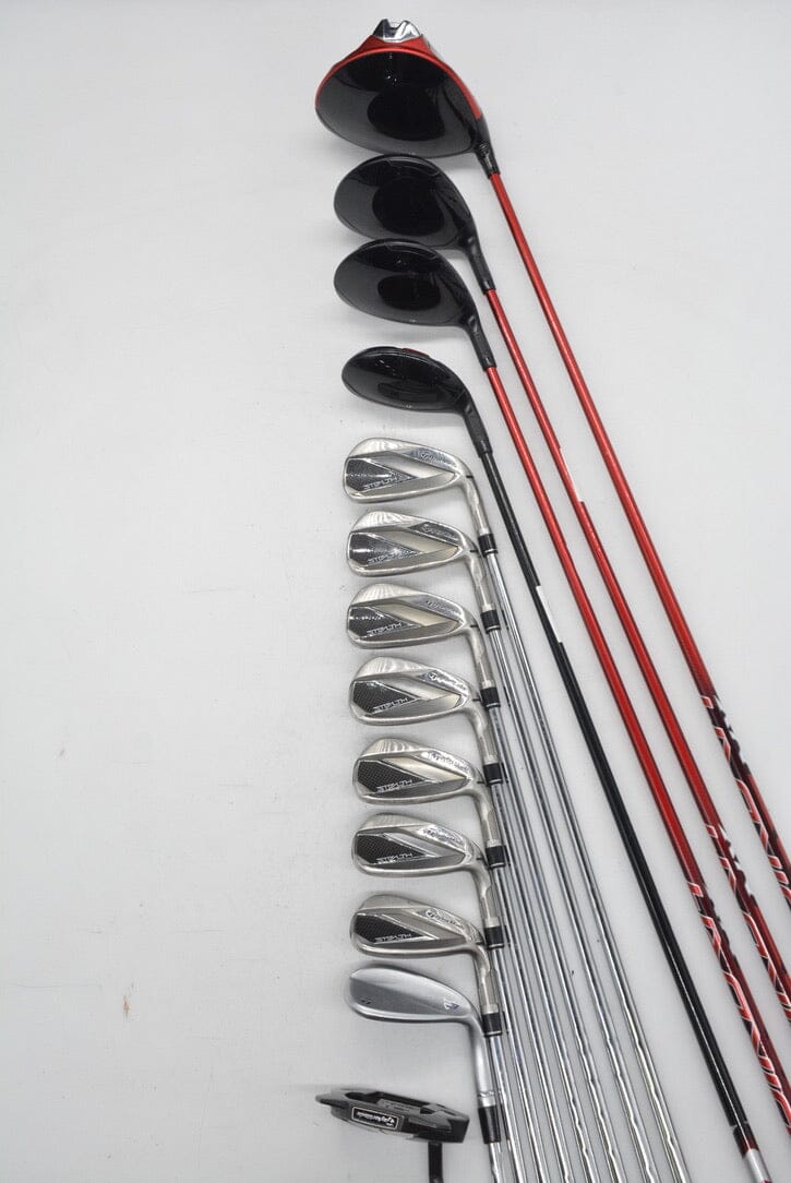 TaylorMade Stealth Full Set R Flex Golf Clubs GolfRoots 