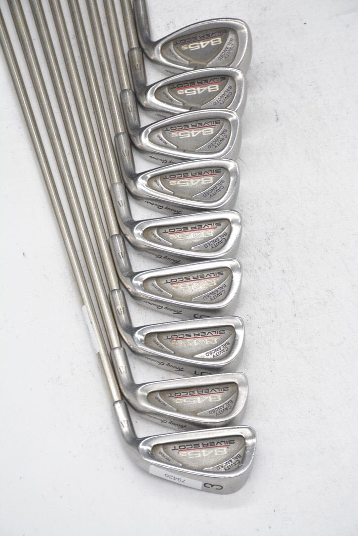 Tommy Armour 845S Silver Scot 3-PW, SW Iron Set R Flex Std Length Golf Clubs GolfRoots 