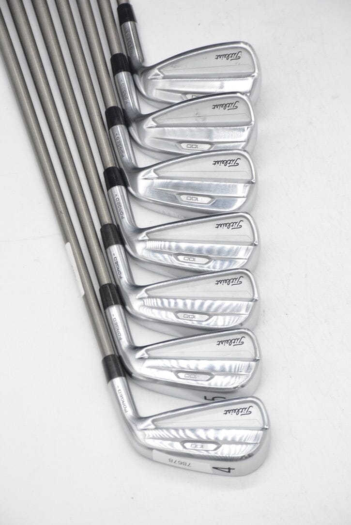 Titleist T100 2021 4-PW Iron Set S Flex -0.25" Golf Clubs GolfRoots 