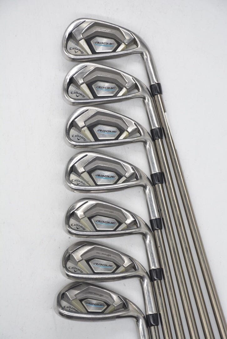 Callaway Rogue 5-AW Iron Set SR Flex -1.25" Golf Clubs GolfRoots 