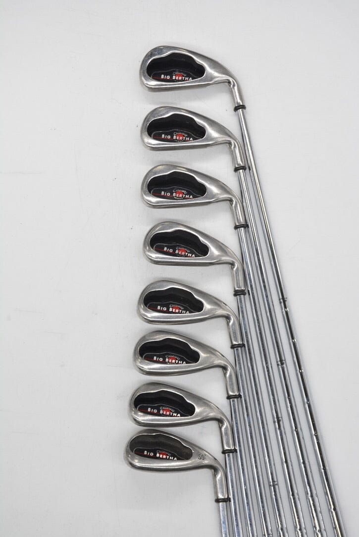 Callaway Big Bertha 2004 4-AW Iron Set Uniflex +.25" Golf Clubs GolfRoots 