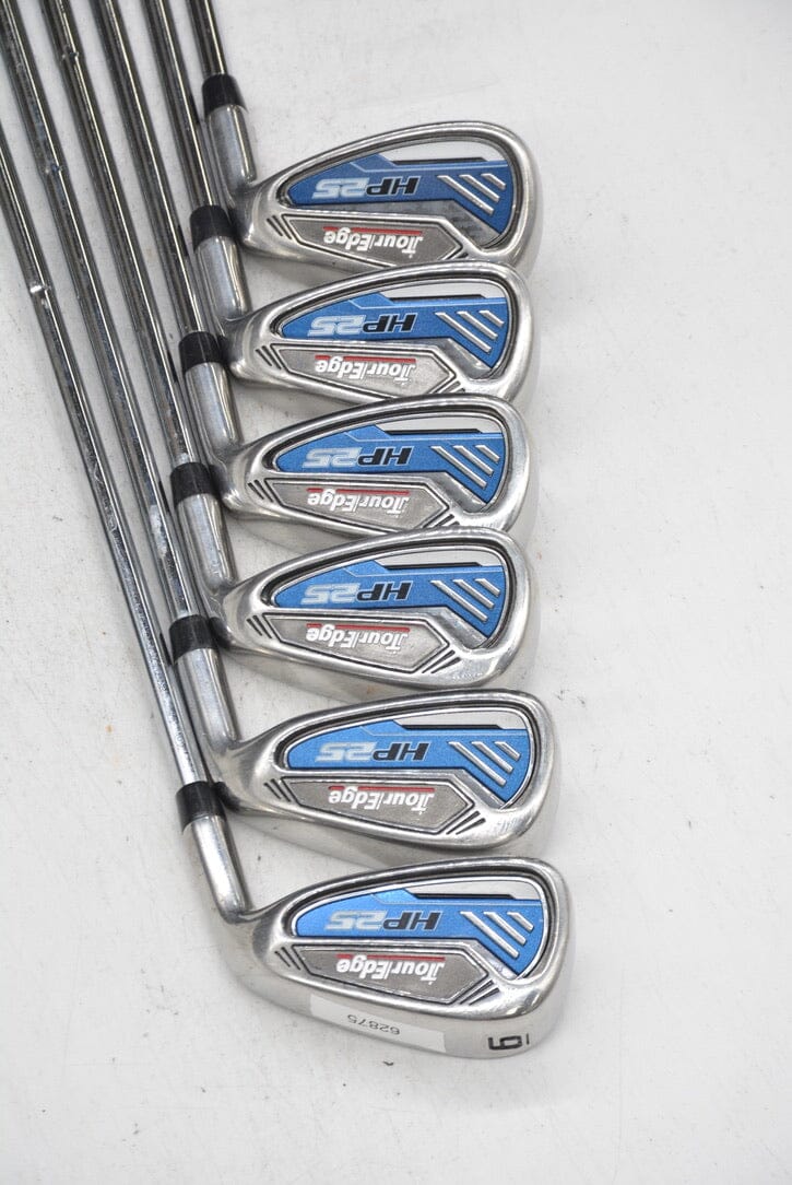 Tour Edge HP 25 6-PW,SW Iron Set S Flex -1.25" Golf Clubs GolfRoots 