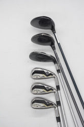 Women's Callaway Solaire 5w,9w,6h,7,9,PW Iron Set W Flex Golf Clubs GolfRoots 