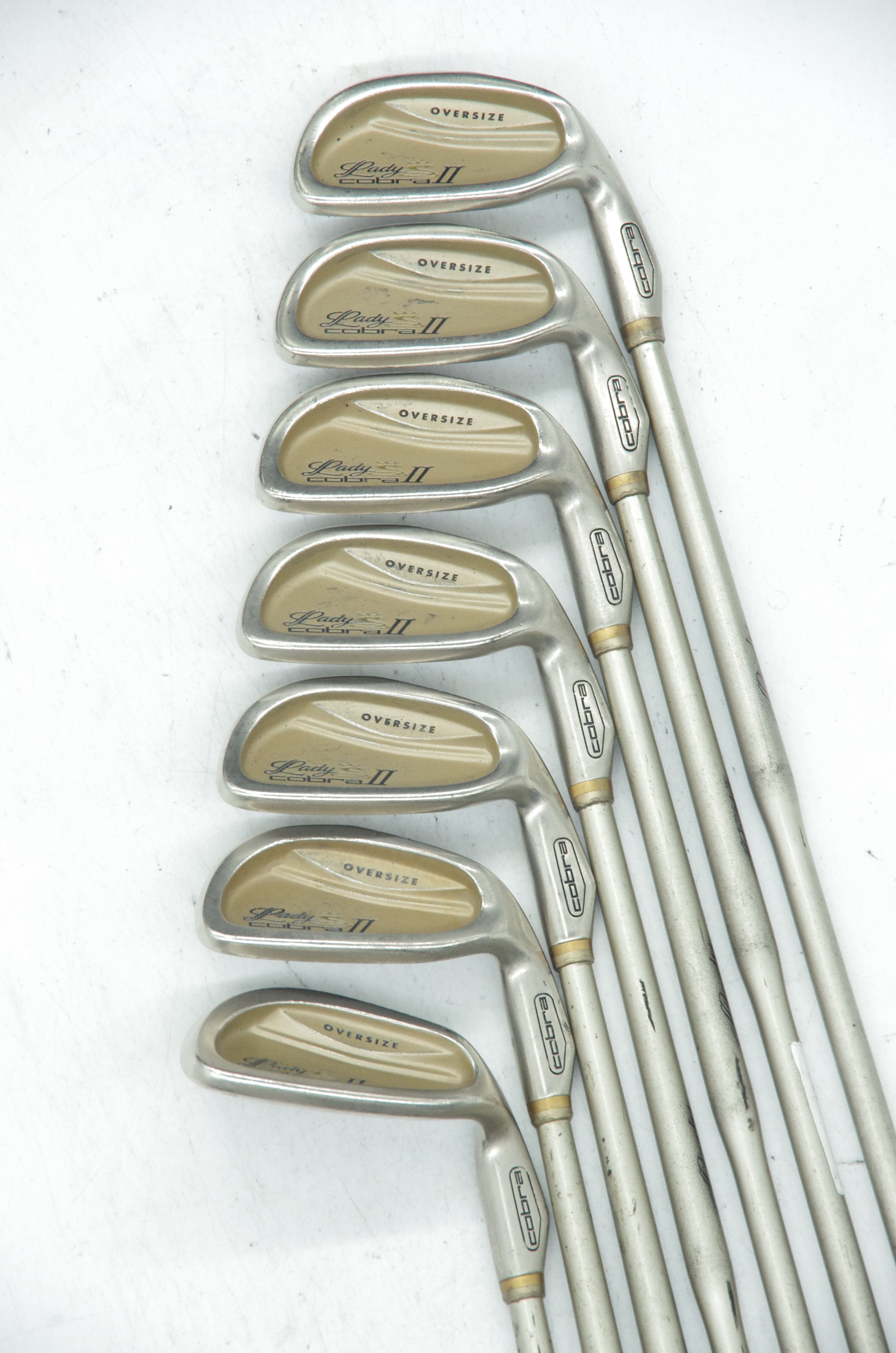 Women's Cobra Cobra II Ladies 5-PW,SW Iron Set W Flex -0.25" Golf Clubs GolfRoots 