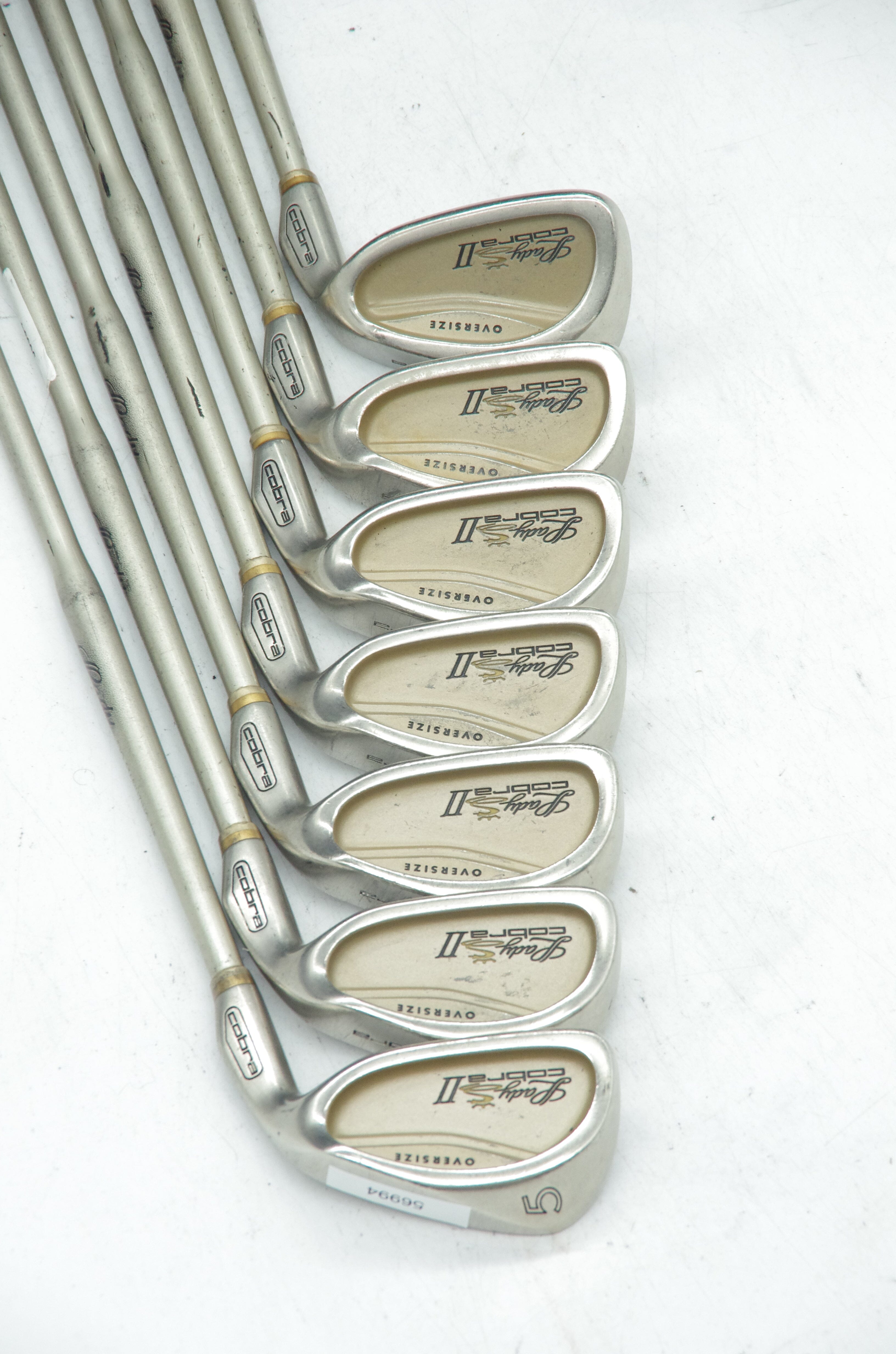 Women's Cobra Cobra II Ladies 5-PW,SW Iron Set W Flex -0.25" Golf Clubs GolfRoots 