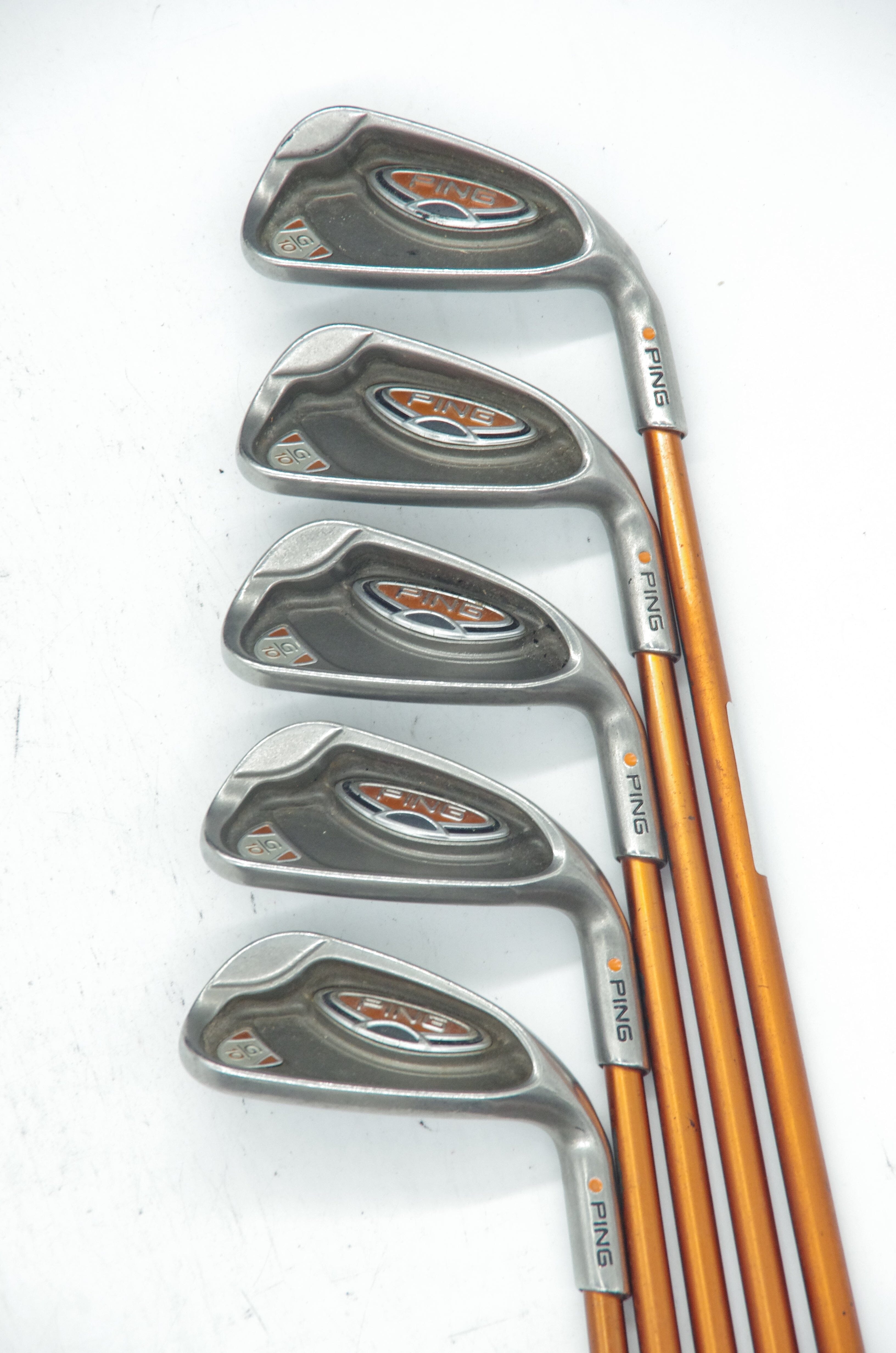 Ping G10 6-PW Iron Set R Flex -0.5" Golf Clubs GolfRoots 