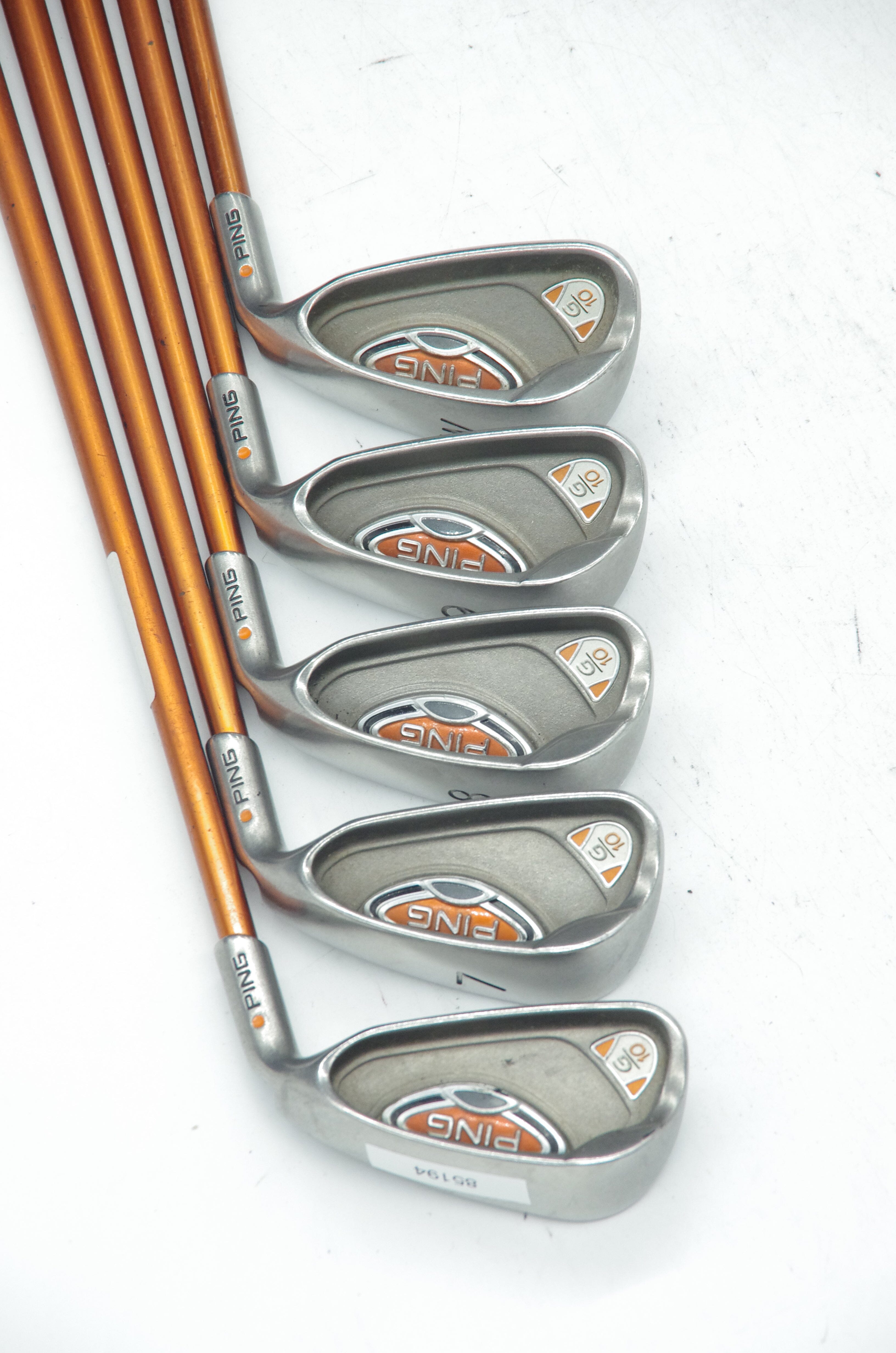 Ping G10 6-PW Iron Set R Flex -0.5" Golf Clubs GolfRoots 