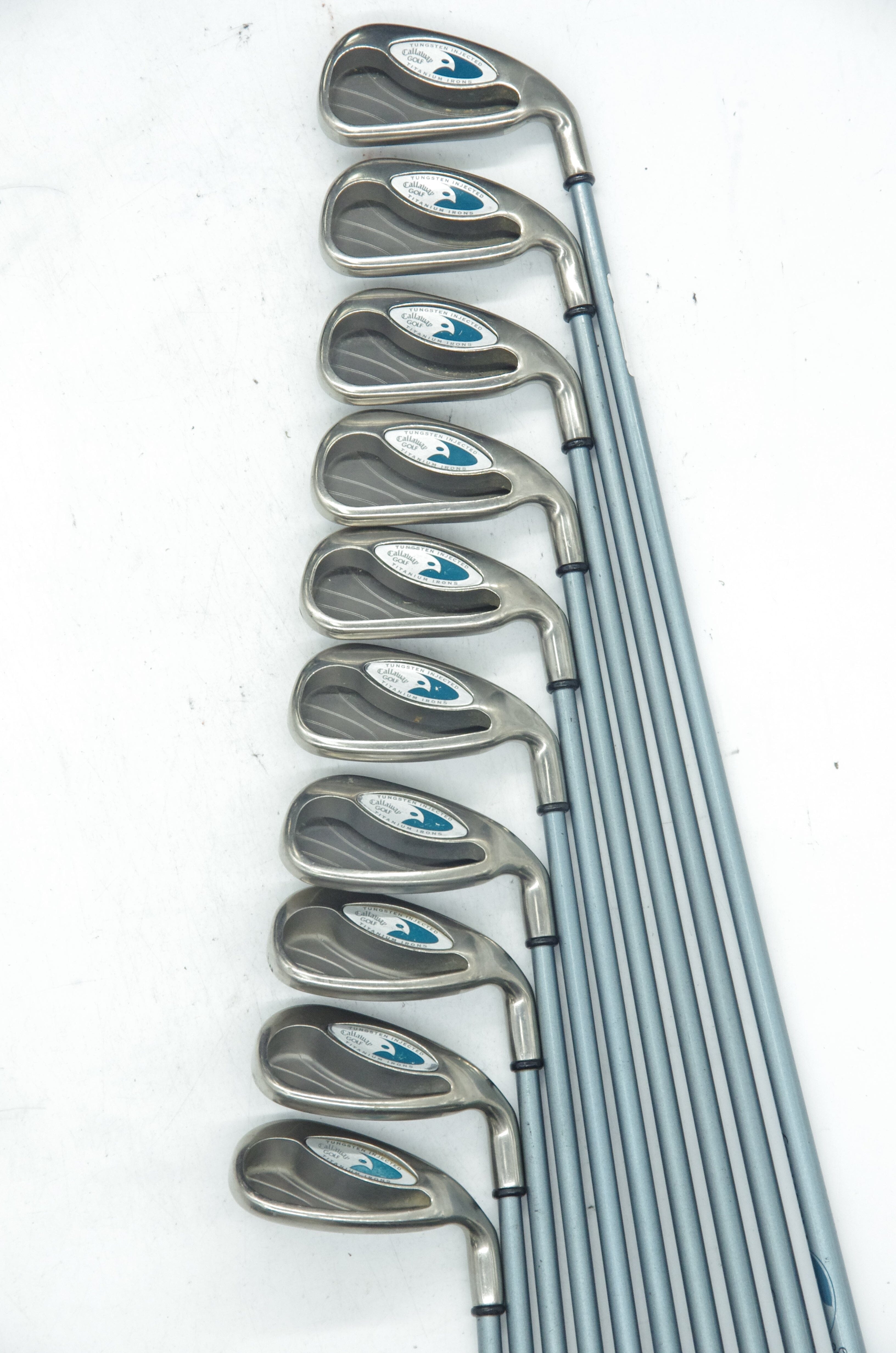 Women's Callaway Hawk Eye Vft 3-SW Iron Set W Flex -0.5" Golf Clubs GolfRoots 