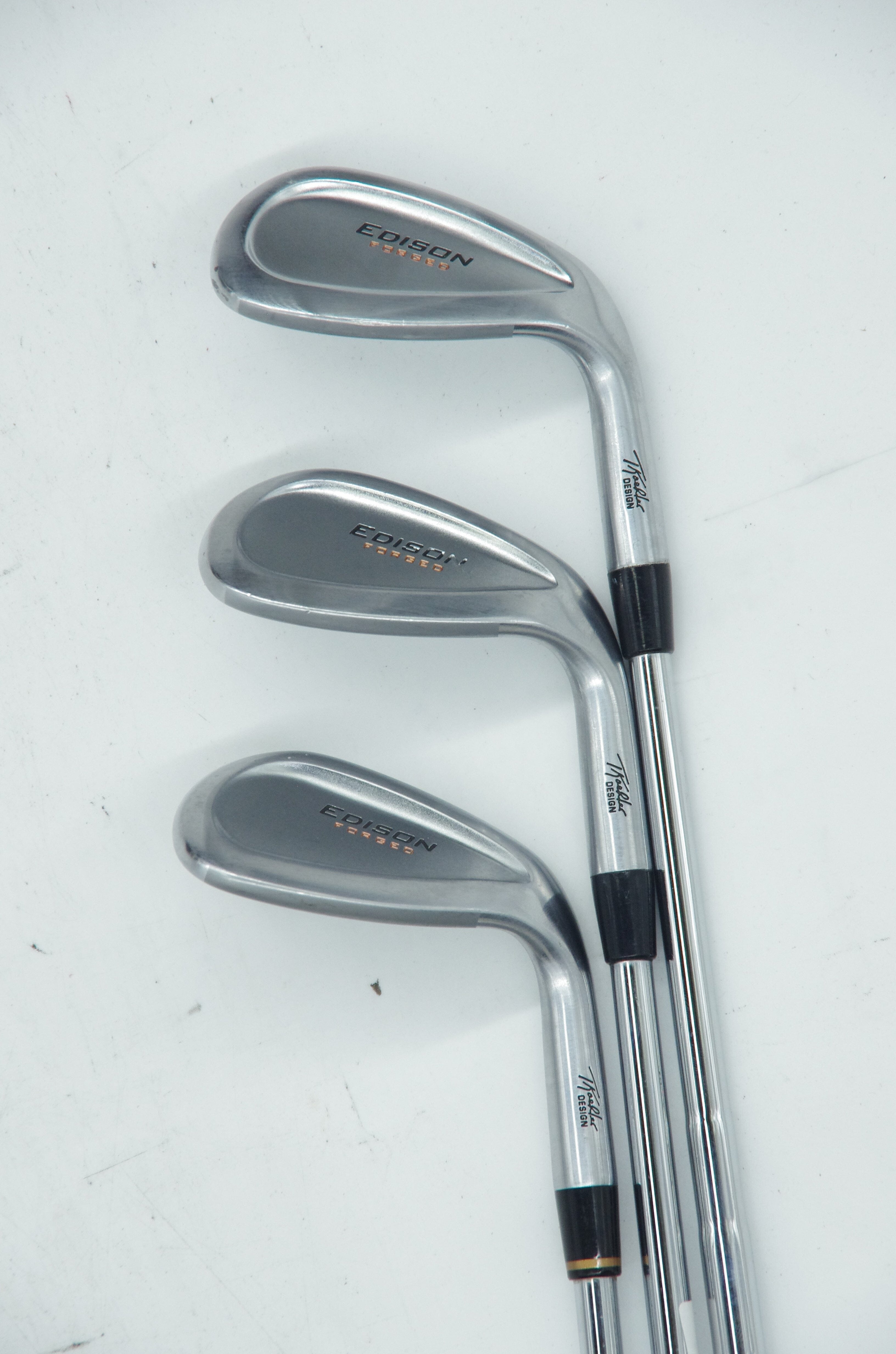 Edison Forged 49, 53, 59 Degree Wedge Set Wedge Flex Golf Clubs GolfRoots 