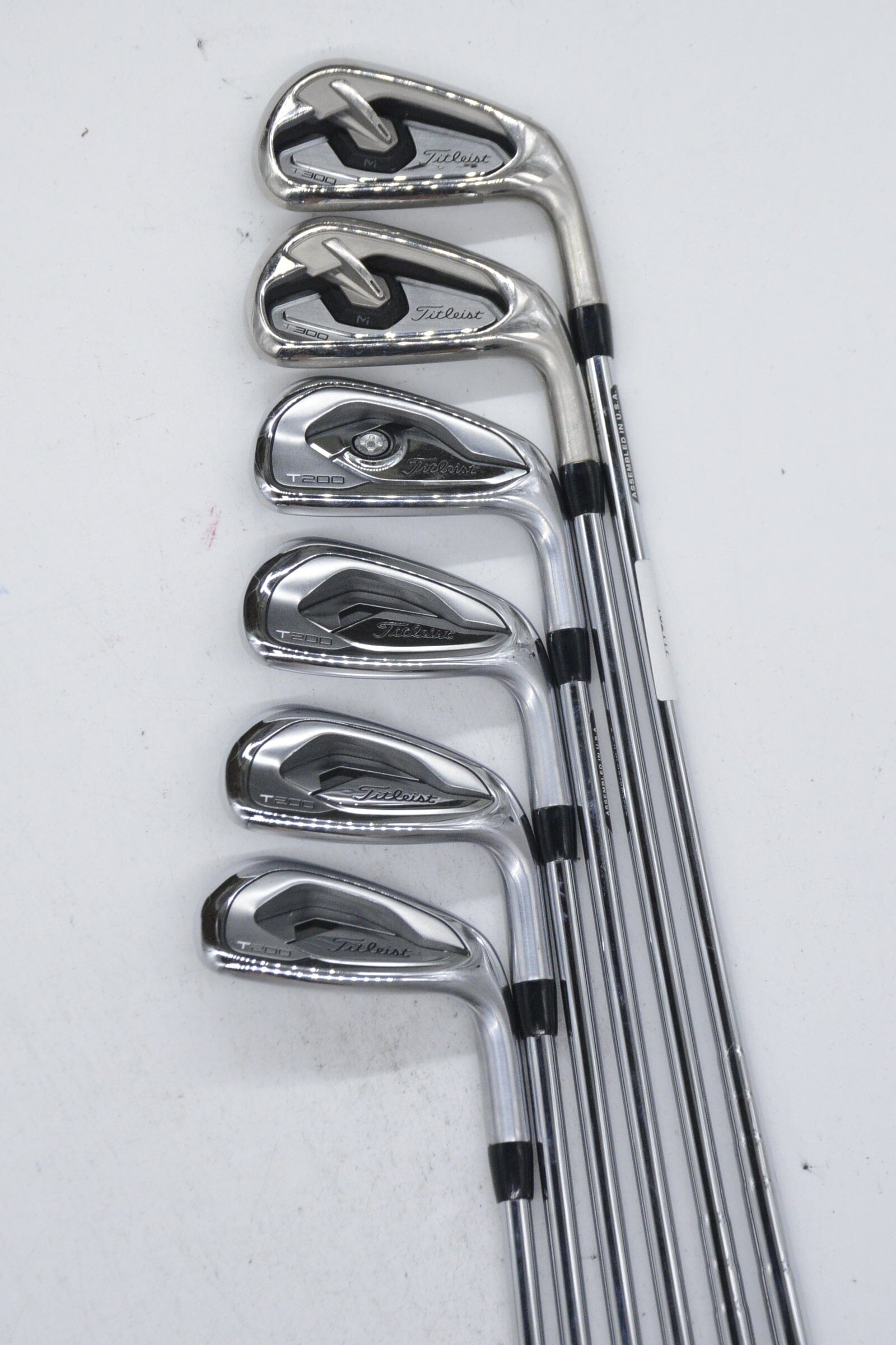 Titleist T200 / T300 Combo 5-PW Iron Set S Flex +0.5" Golf Clubs GolfRoots 