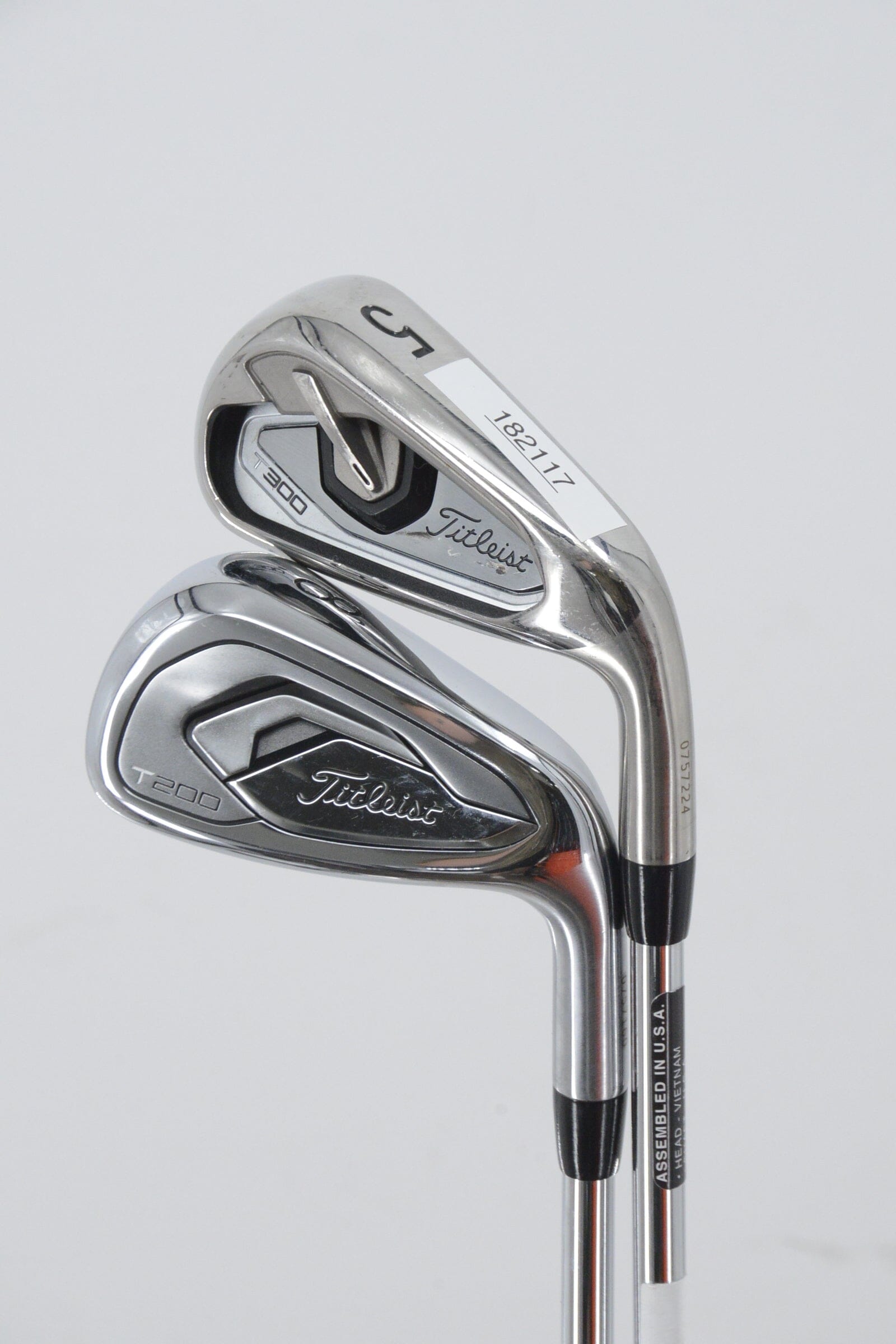 Titleist T200 / T300 Combo 5-PW Iron Set S Flex +0.5" Golf Clubs GolfRoots 