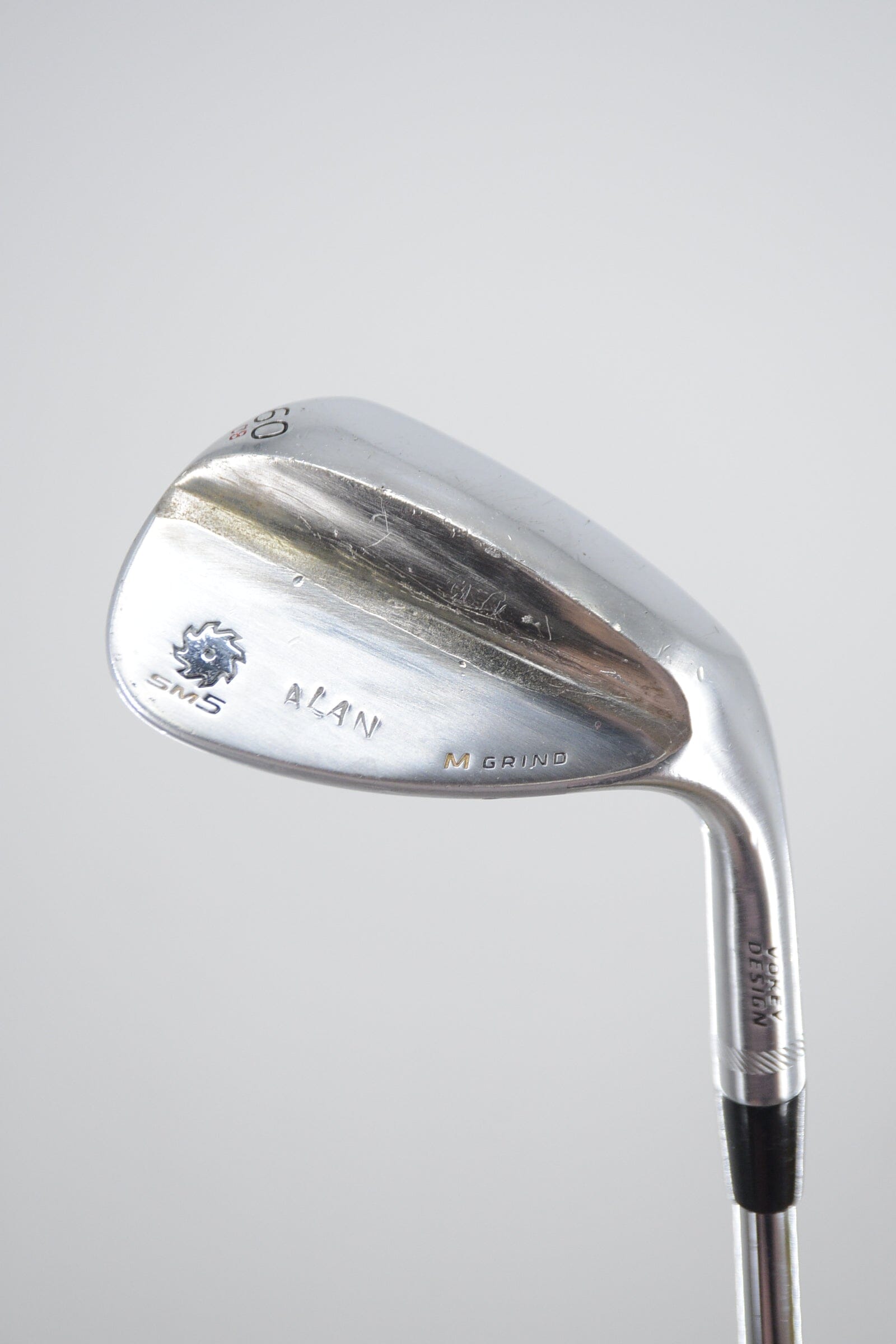 Titleist Vokey SM5 Tour Chrome 60 Degree Wedge S Flex 34.75" Golf Clubs GolfRoots 