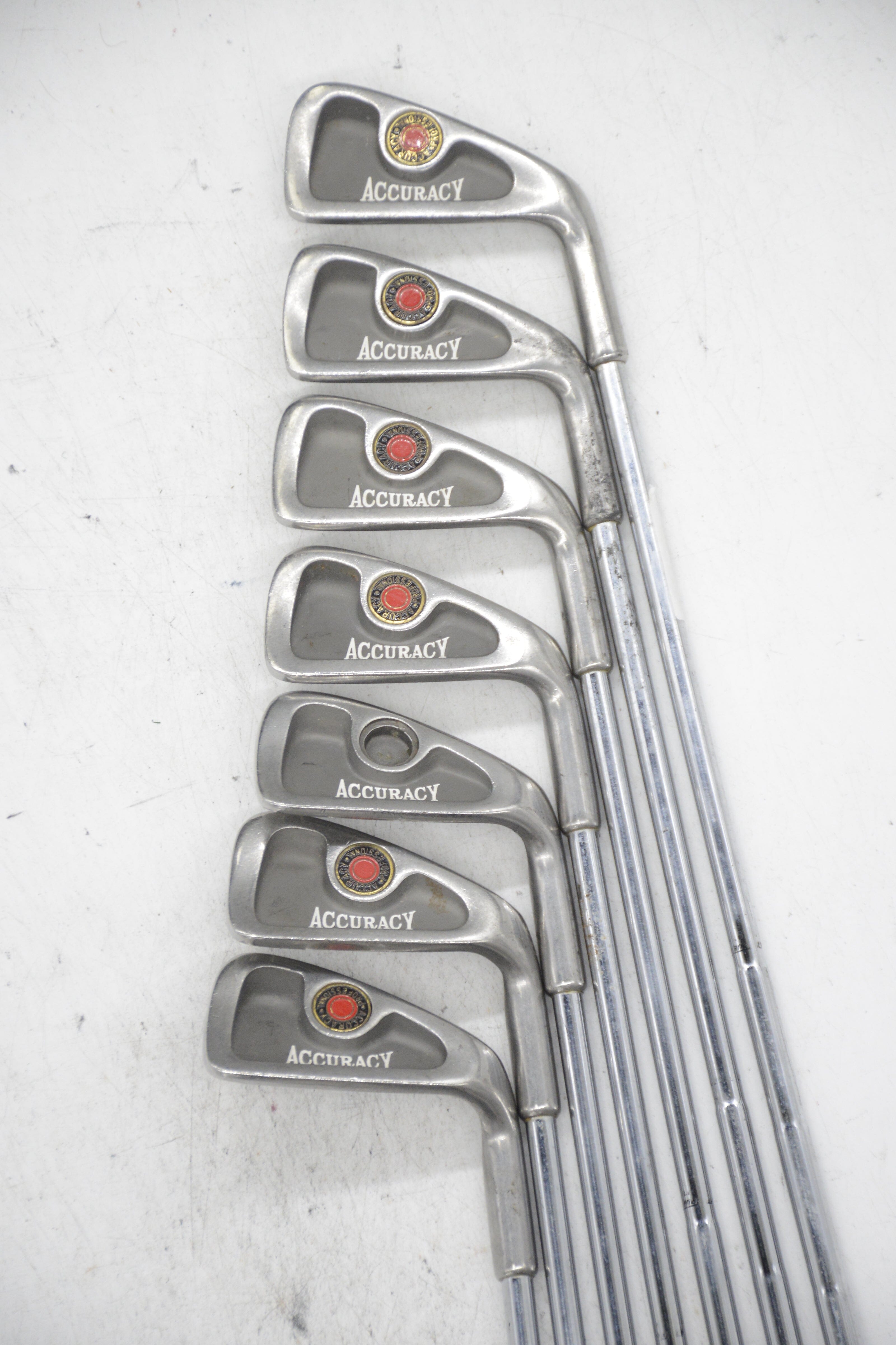 Accuracy Red Dot 3-6, 8-PW Iron Set S Flex -0.5" Golf Clubs GolfRoots 