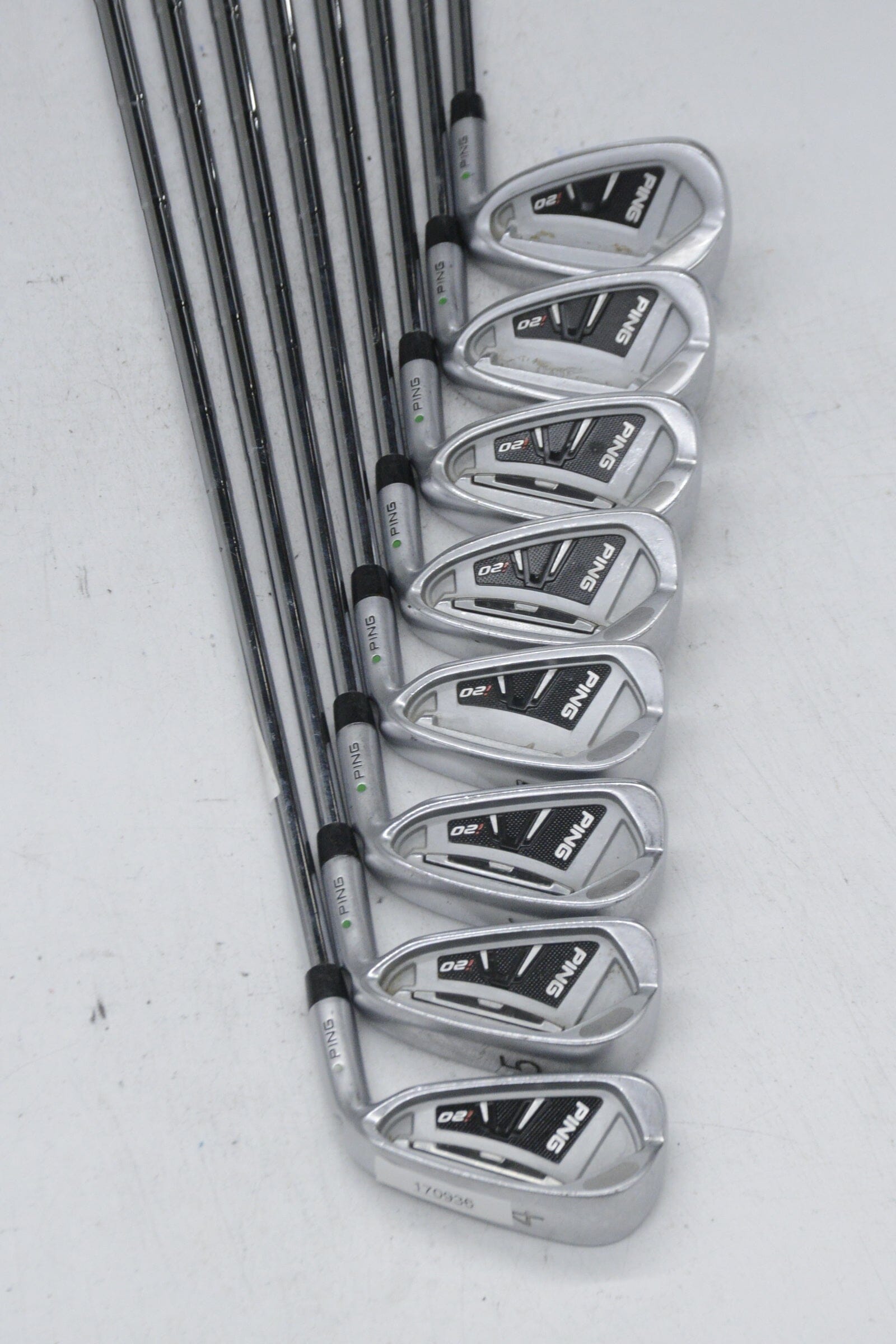 Ping I20 4-PW, SW Iron Set S Flex +1" Golf Clubs GolfRoots 