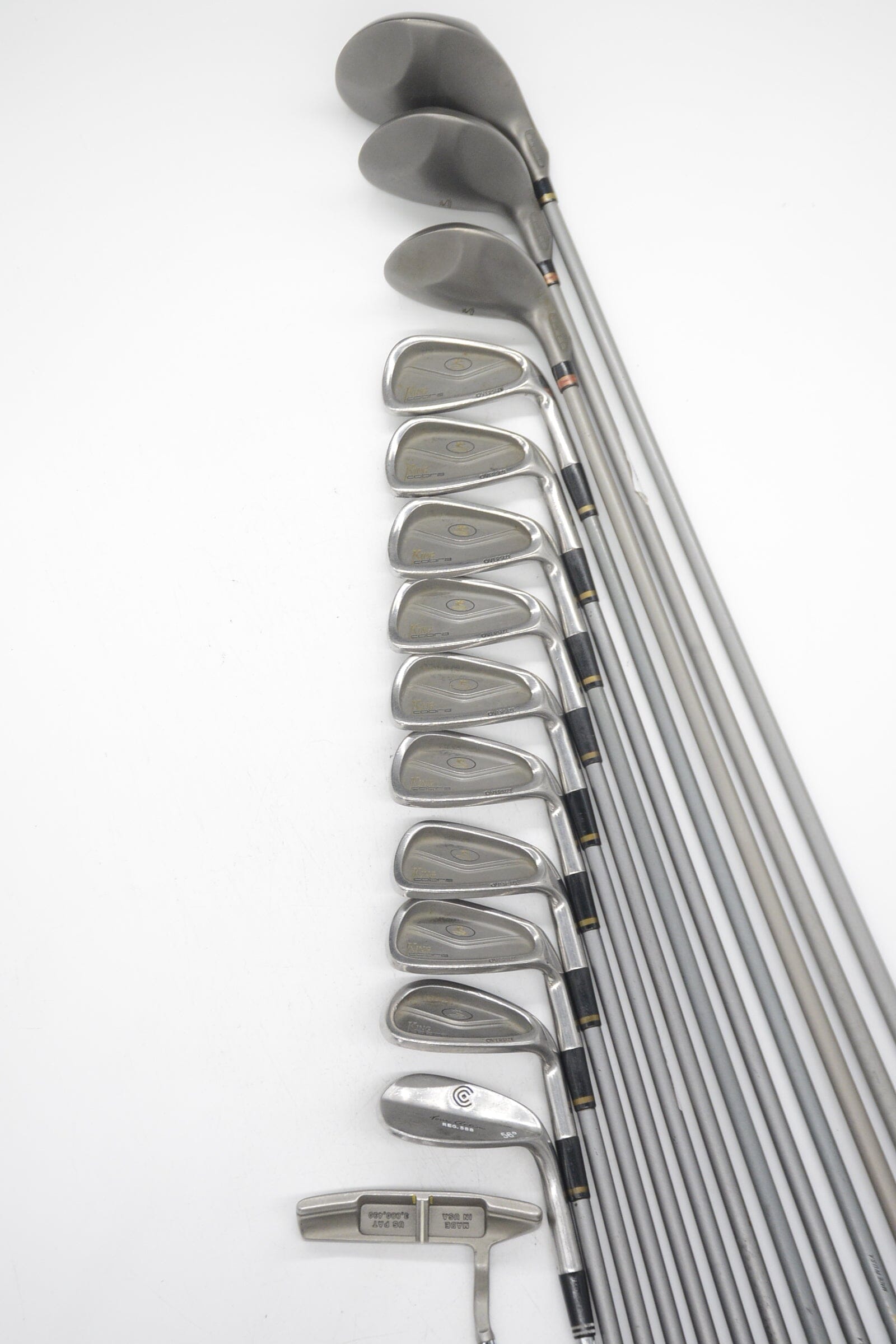 Cobra King Cobra Oversize Mixed Full Set S Flex -0.5" Golf Clubs GolfRoots 