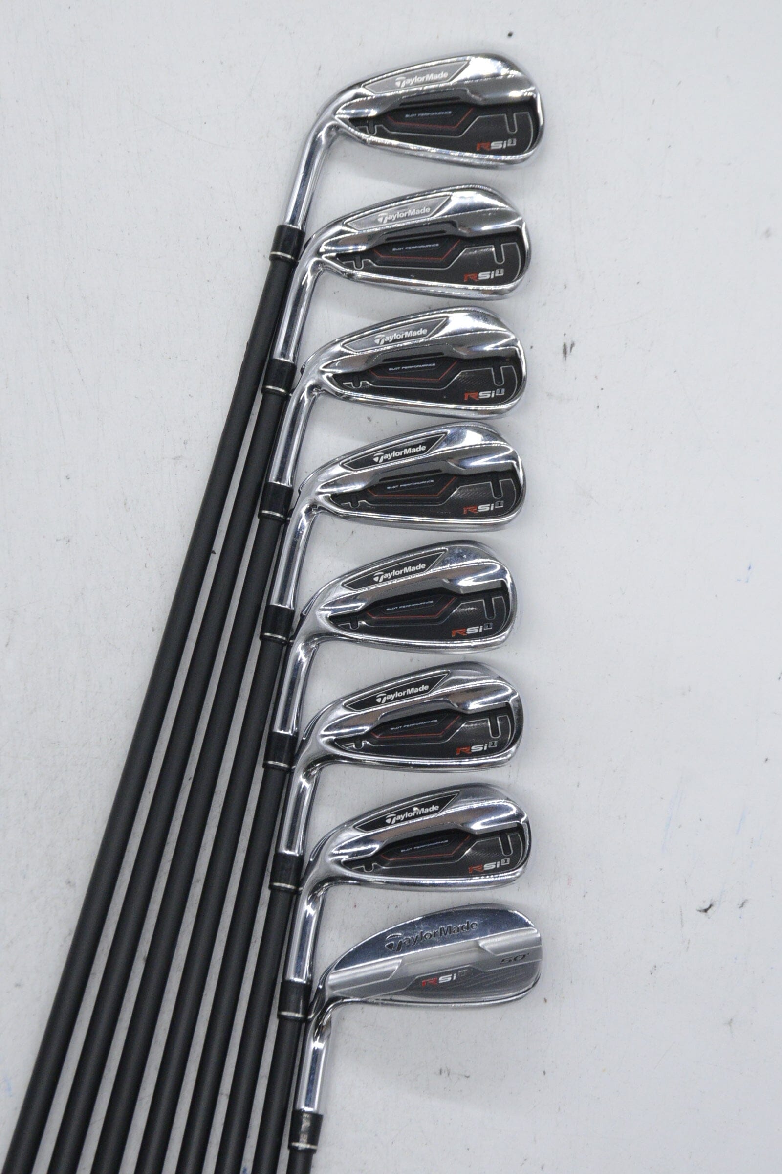Lefty TaylorMade RSi 1 4-AW Iron Set R Flex -0.25" Golf Clubs GolfRoots 