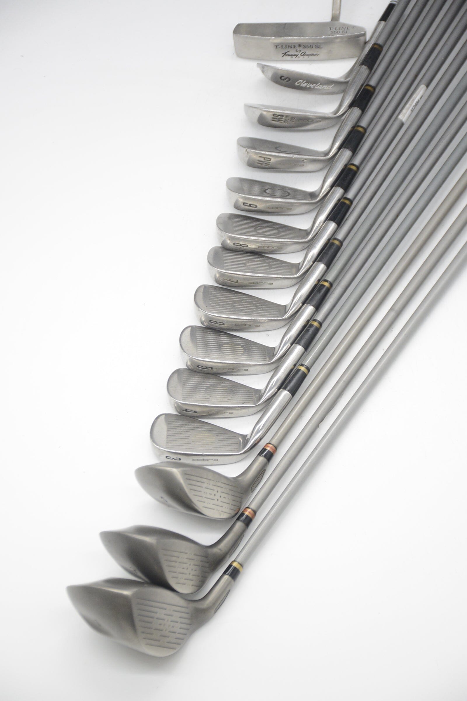 Cobra King Cobra Oversize Mixed Full Set S Flex -0.5" Golf Clubs GolfRoots 