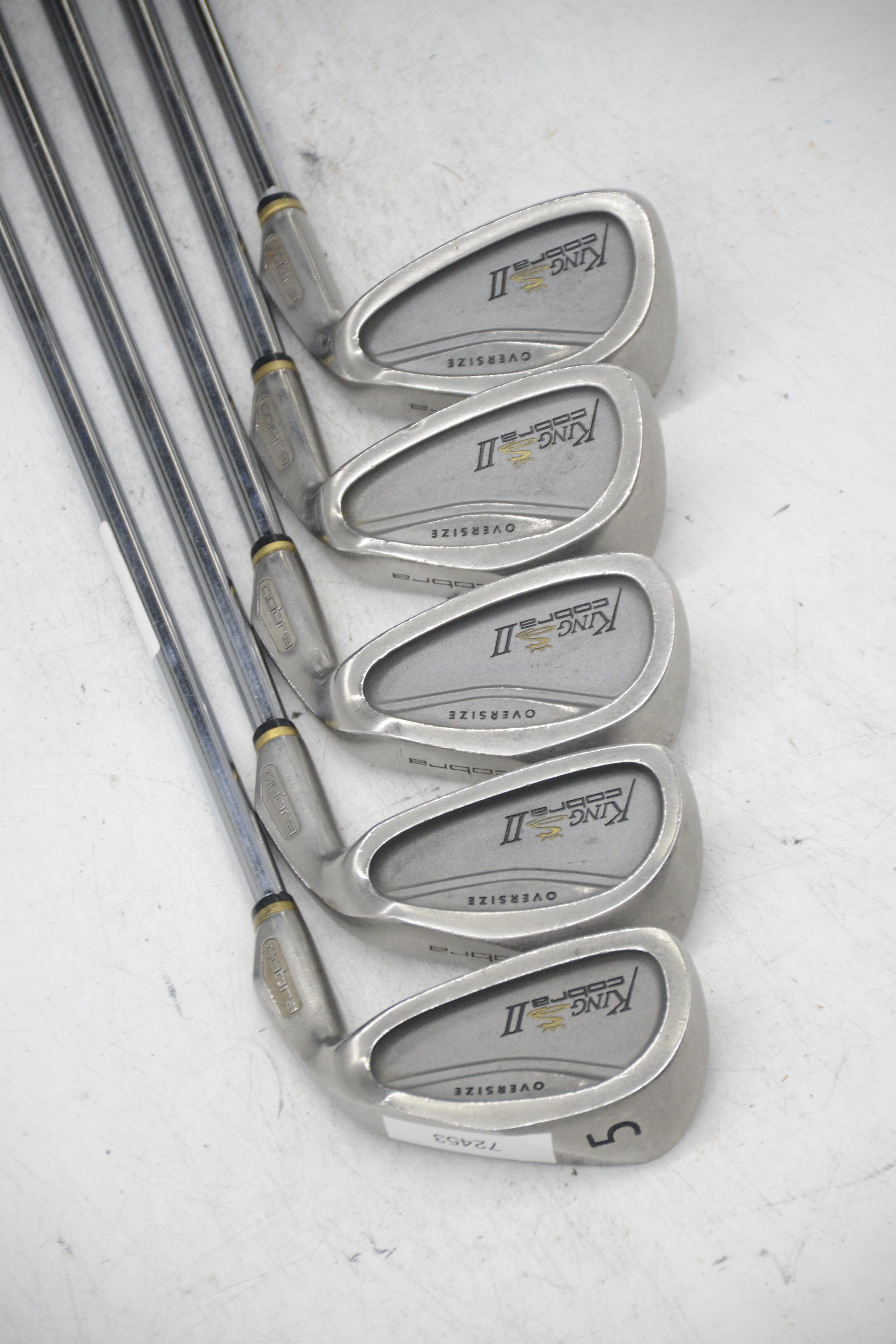 Cobra King Cobra 2 Oversize 5-6, 8-PW Iron Set R Flex +0.75" Golf Clubs GolfRoots 