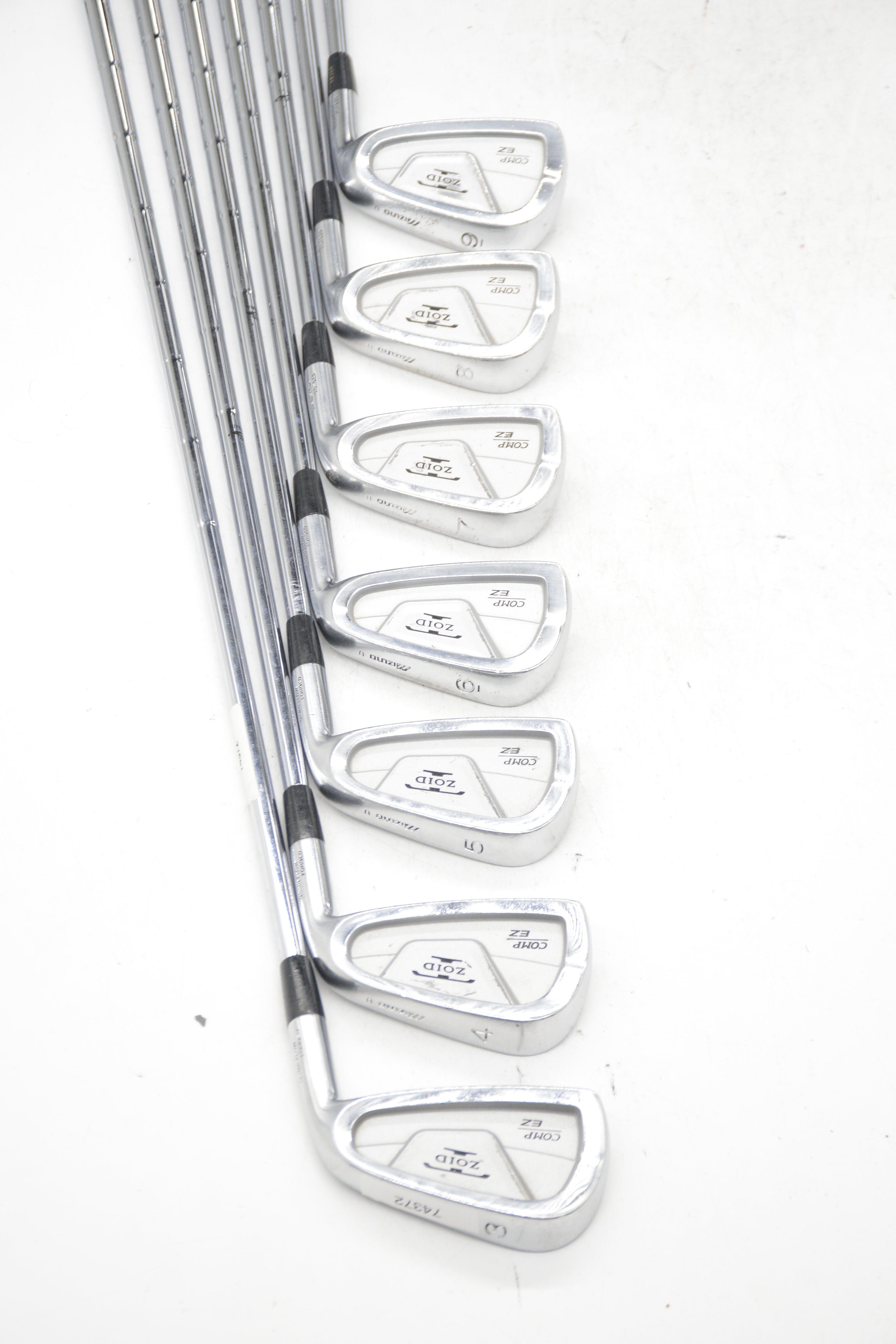 Mizuno T-Zoid Comp EZ 3-9 Iron Set S Flex +0.75" Golf Clubs GolfRoots 