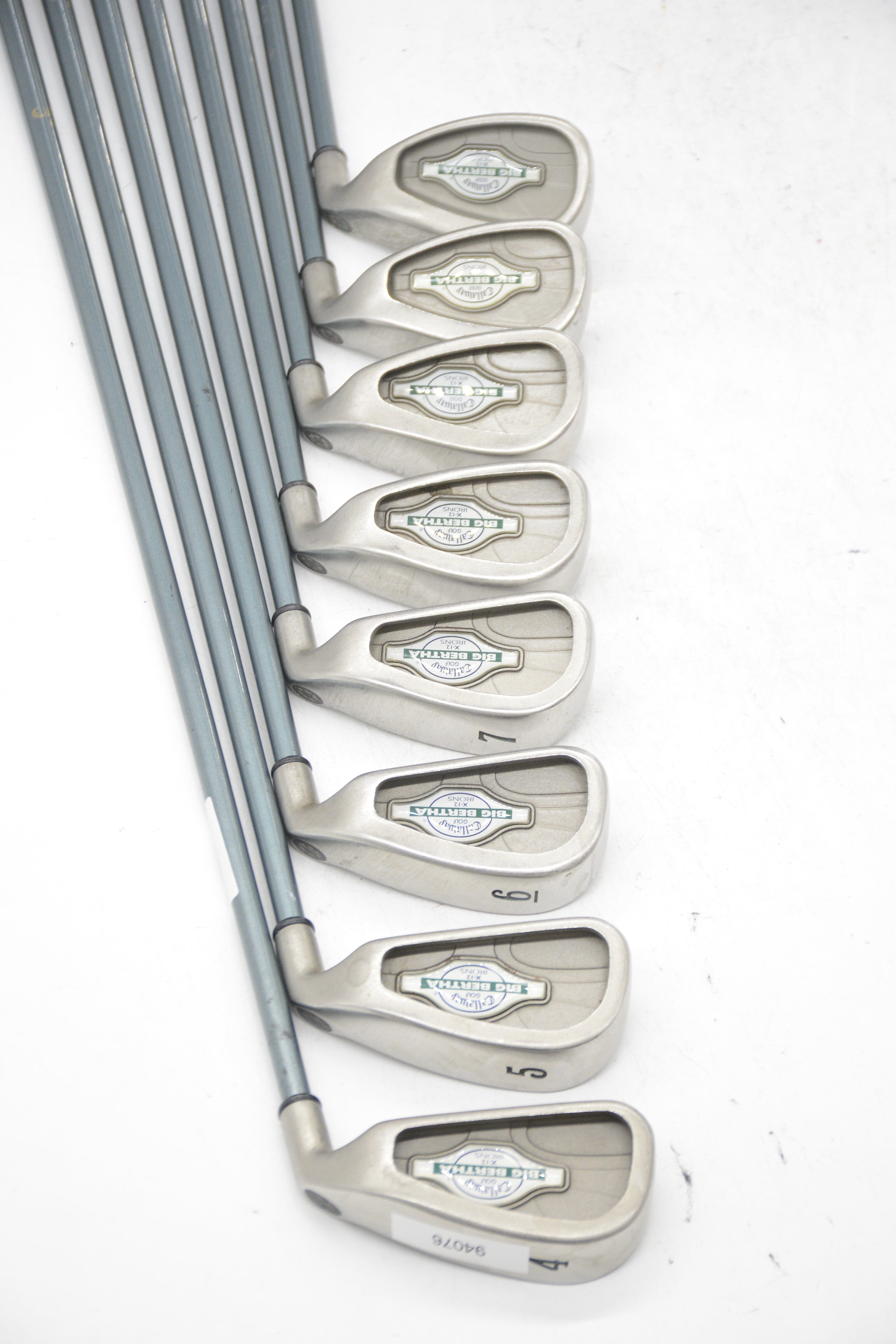 Women's Callaway Big Bertha X-12 4-PW, SW Iron Set W Flex -0.5" Golf Clubs GolfRoots 