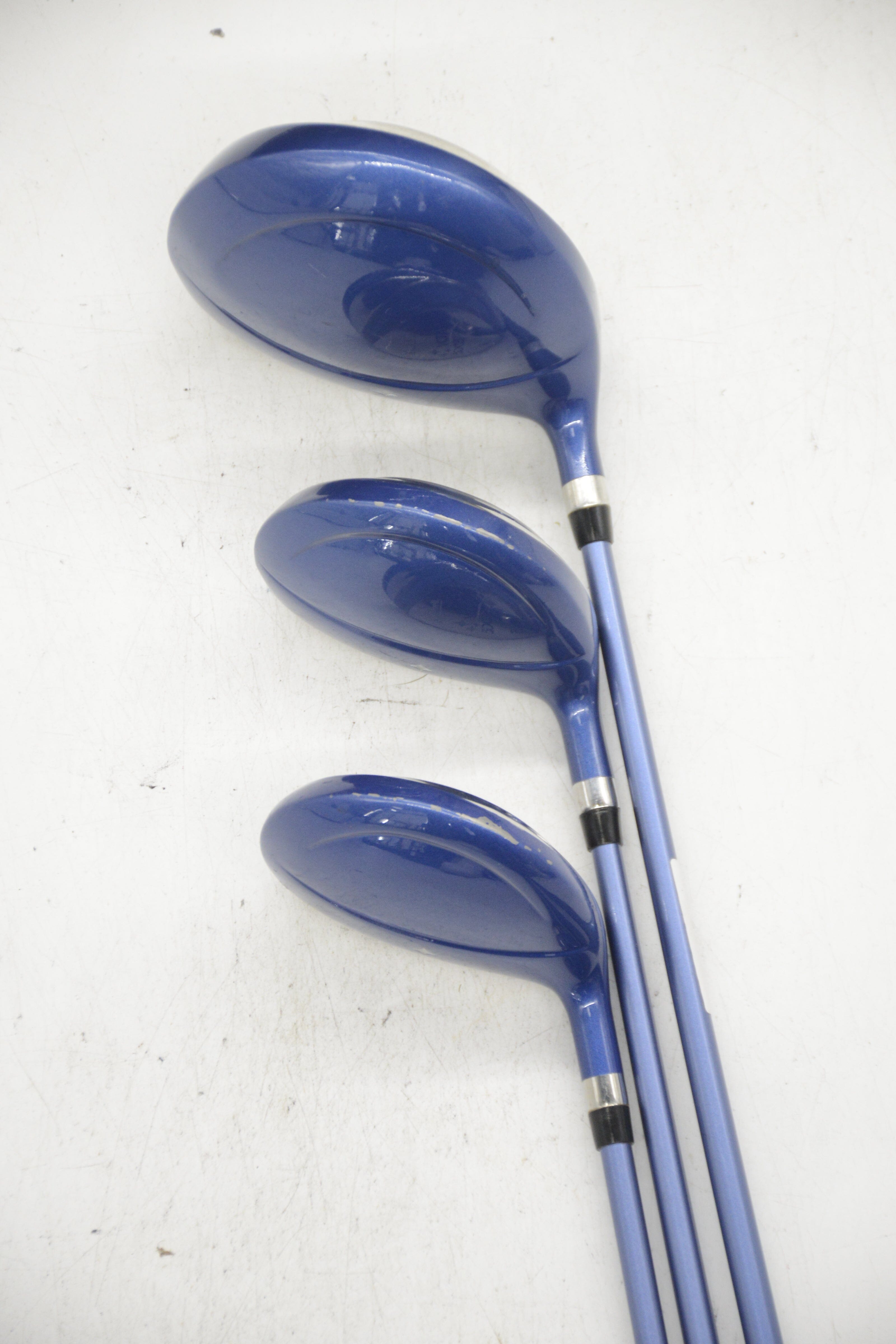 Women's Tour Edge Lady Edge D, 3W, 5W Wood Set W Flex Golf Clubs GolfRoots 