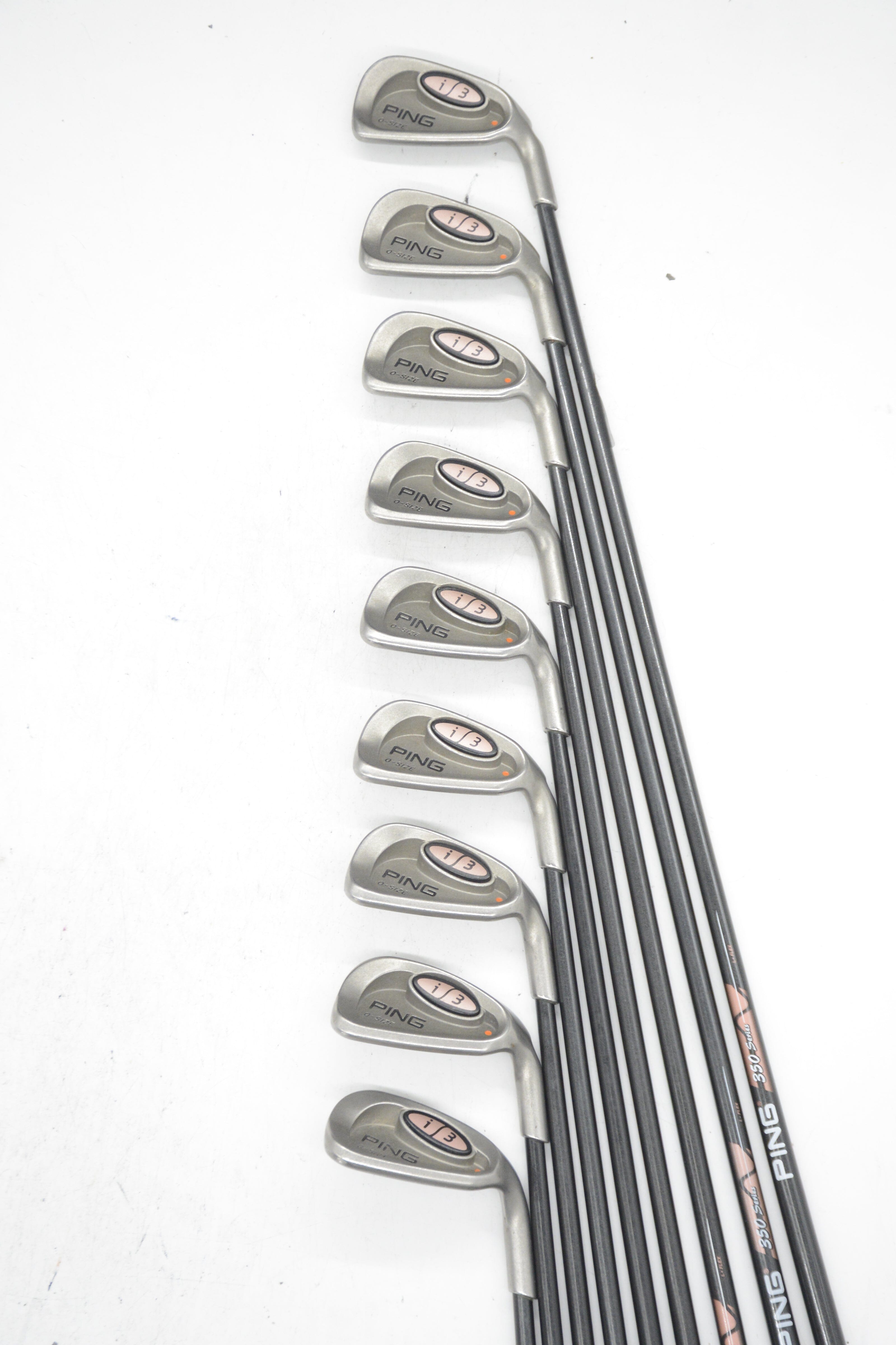 Women's Ping I3 O-Size 3-PW, SW Iron Set W Flex Std Length Golf Clubs GolfRoots 