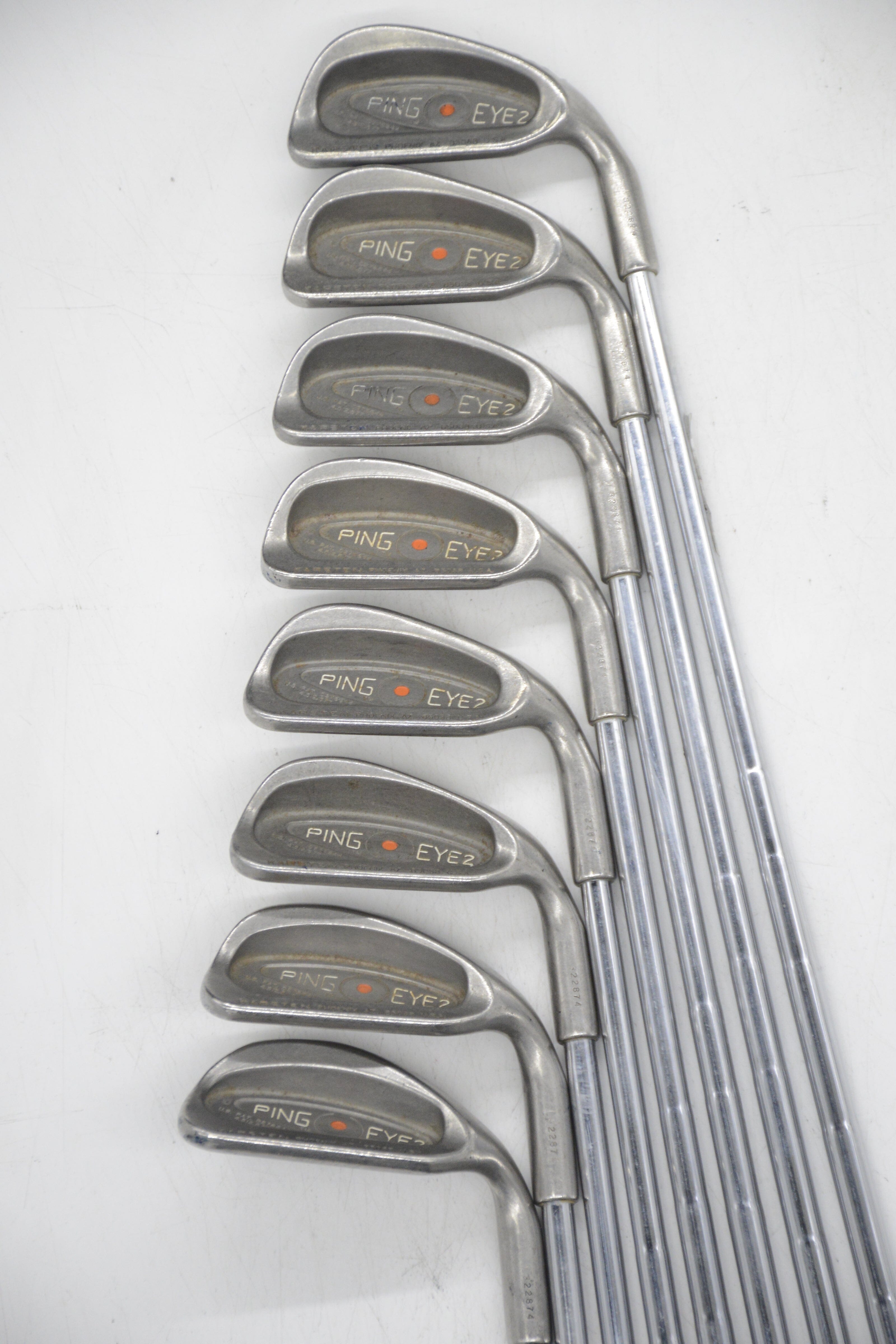 Ping Eye 2 4-PW, SW Iron Set R Flex -0.5" Golf Clubs GolfRoots 