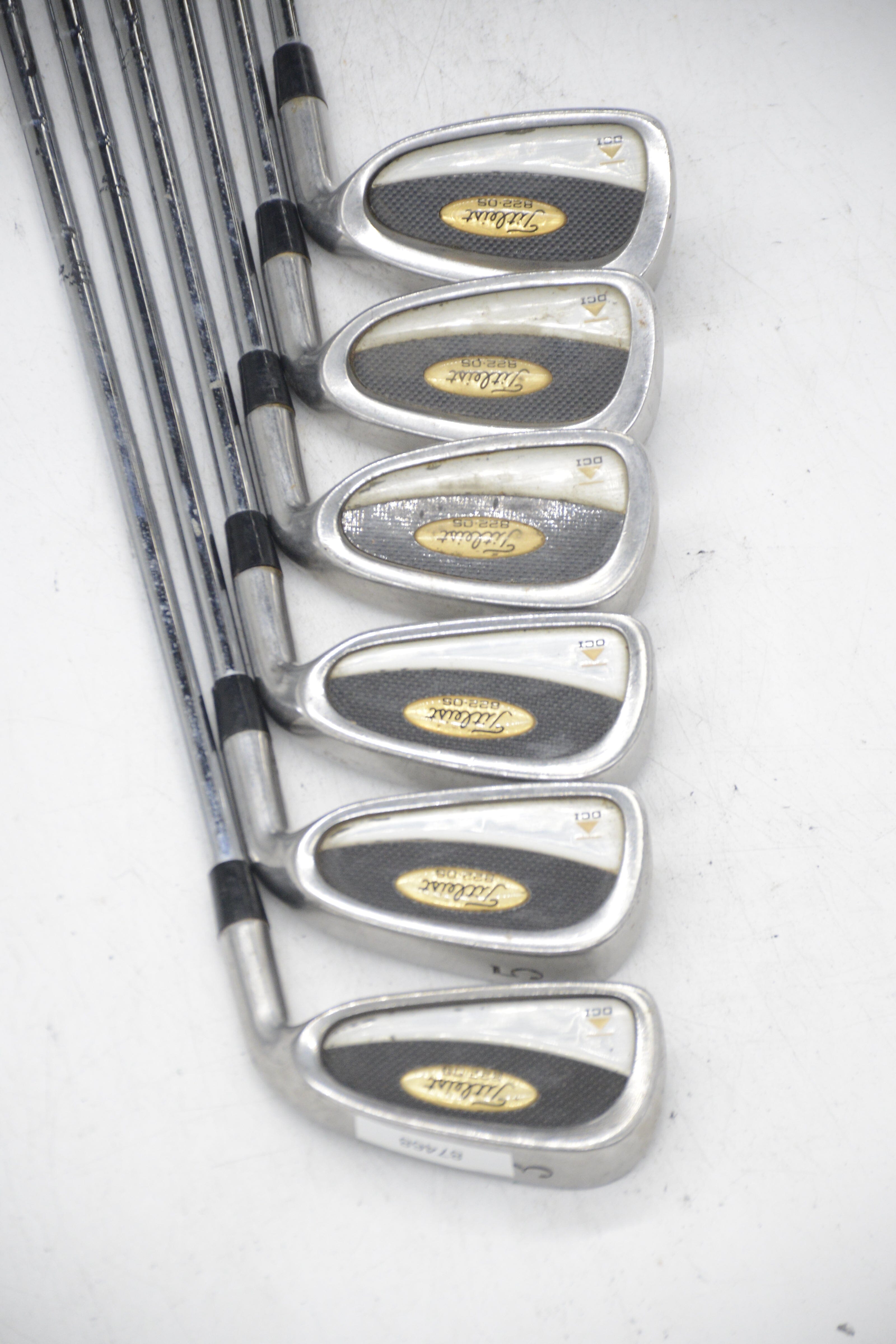 Titleist DCI 822 Oversize 3, 5-6, 8-PW Iron Set R Flex +0.5" Golf Clubs GolfRoots 