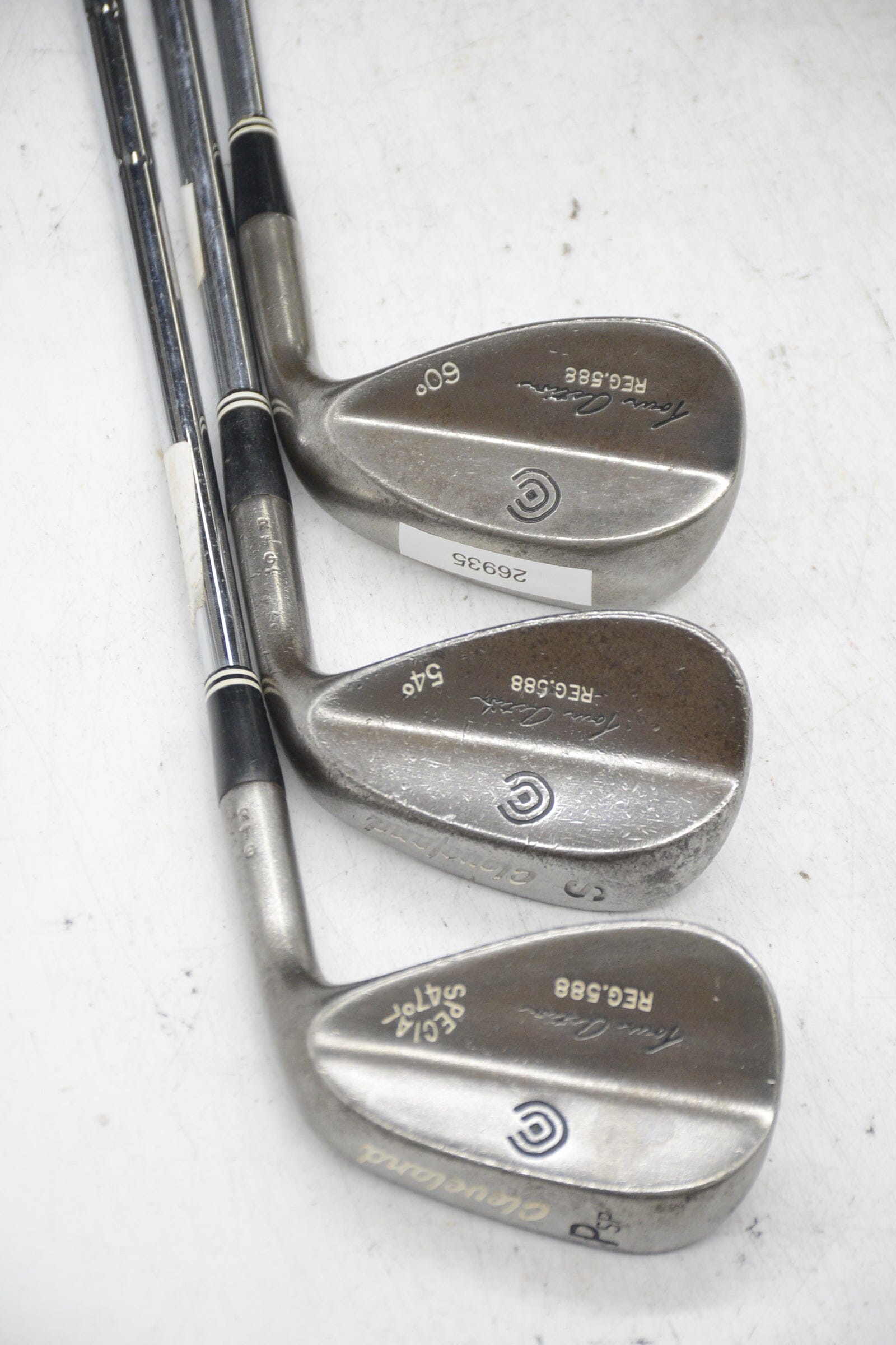 Cleveland 588 Tour Action 47, 54, 60 Degree Wedge Set Wedge Flex Golf Clubs GolfRoots 