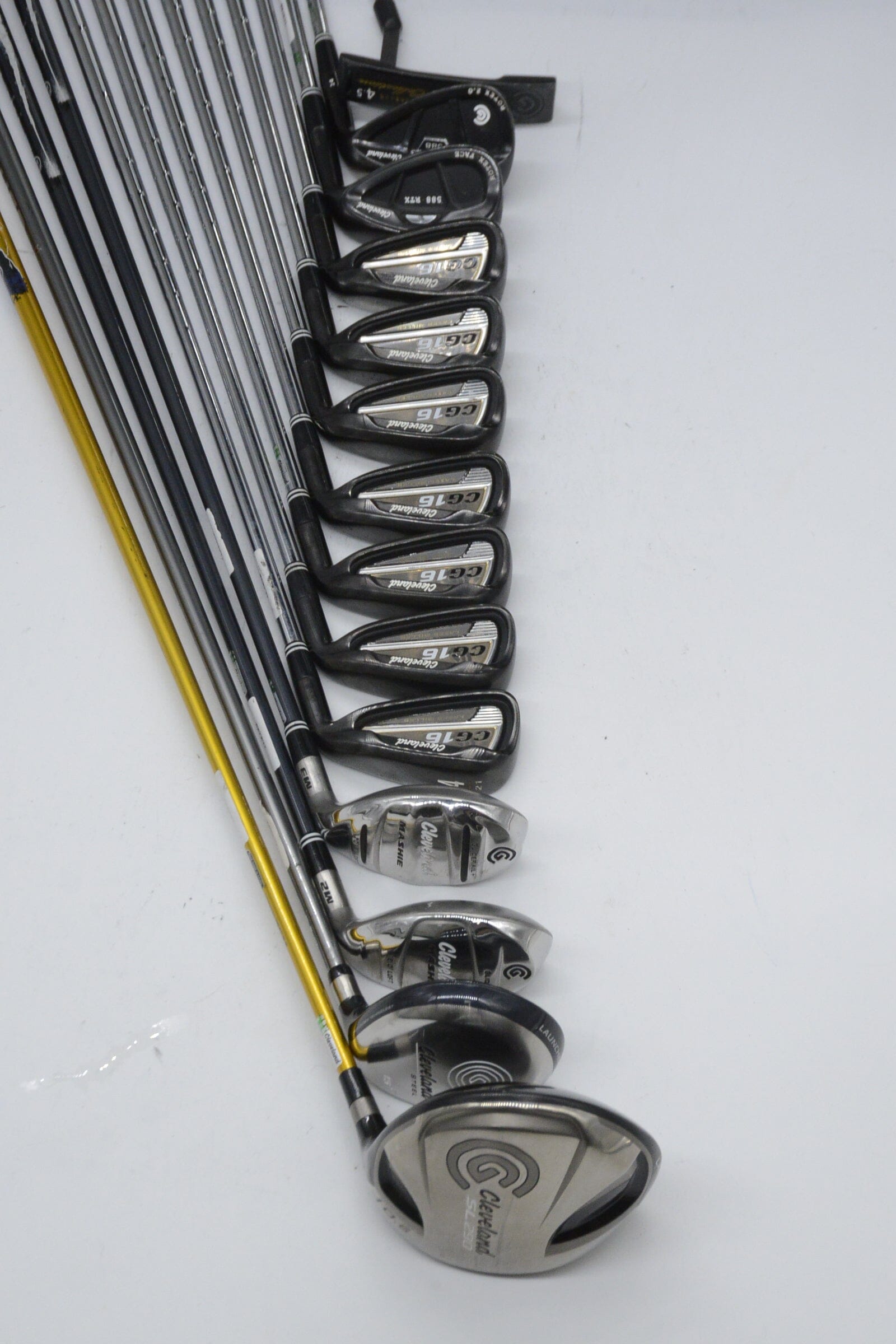 Cleveland CG16 Black Pearl Mixed Full Set R Flex +0.25" Golf Clubs GolfRoots 