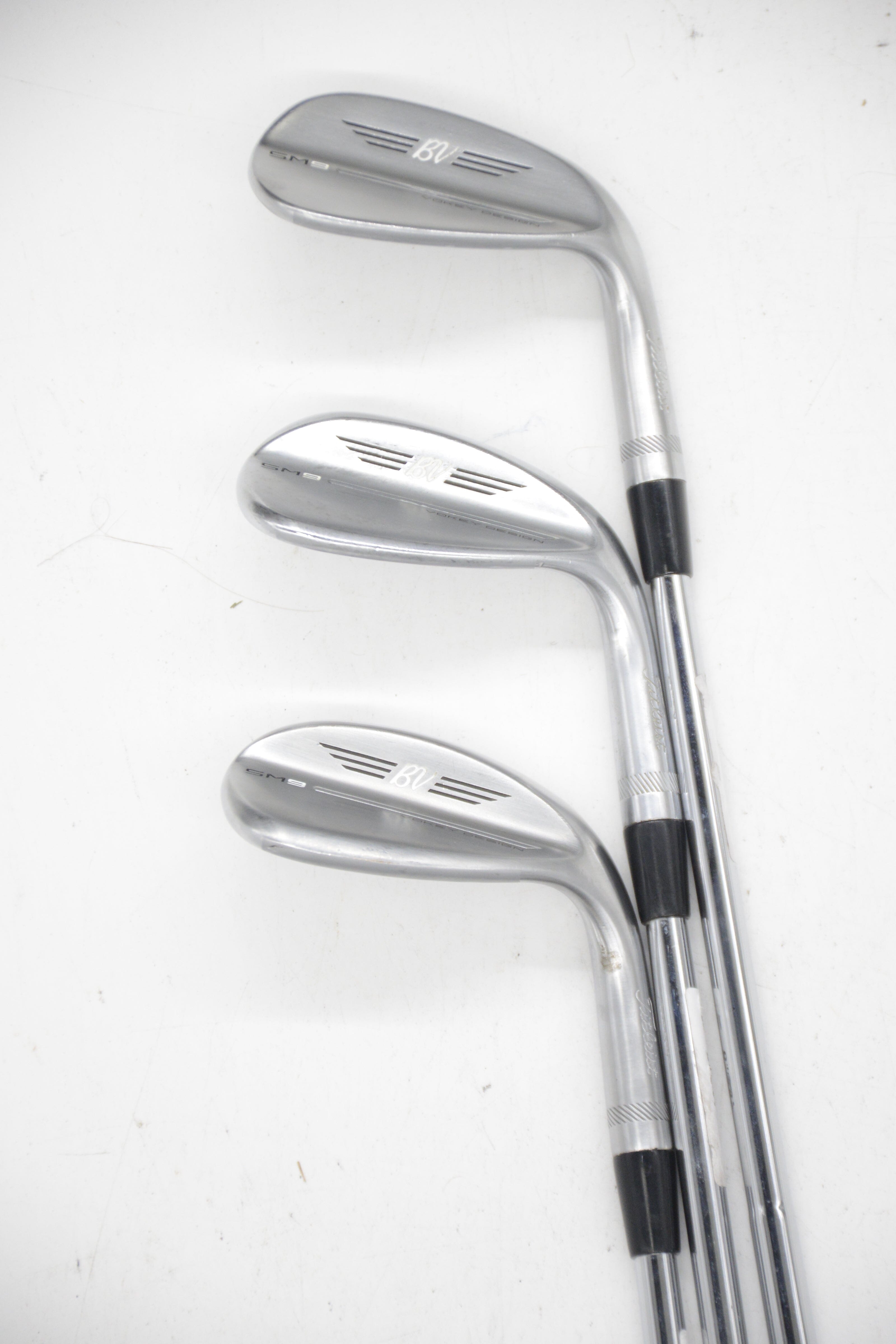 Titleist Vokey SM9 Tour Chrome 50, 54, 58 Degree Wedge Set Wedge Flex Golf Clubs GolfRoots 