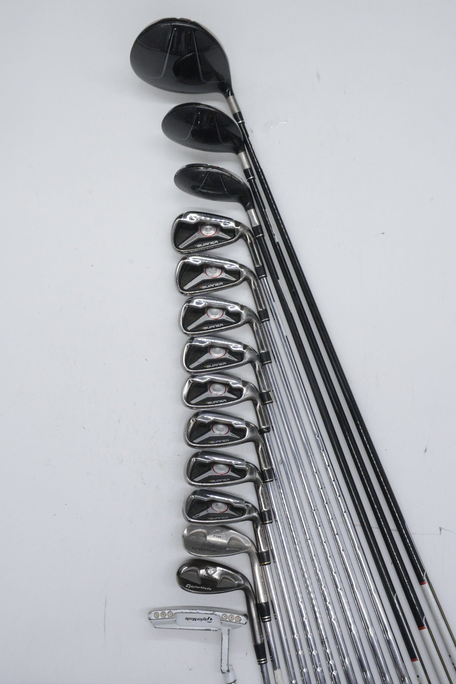 TaylorMade Burner '09 Mixed Full Set S Flex +0.25" Golf Clubs GolfRoots 