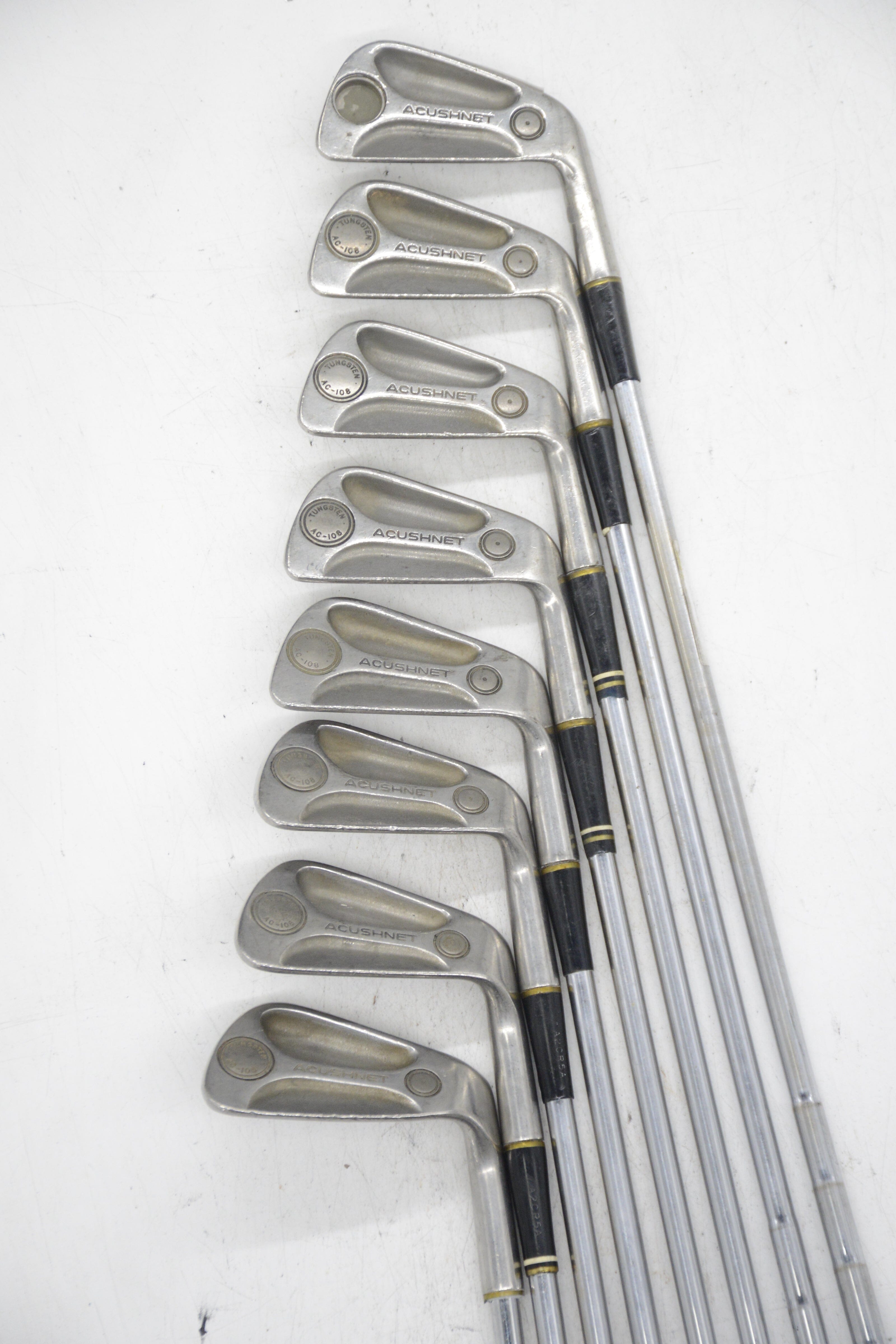 Titleist AC 108 3-PW Iron Set R Flex -0.75" Golf Clubs GolfRoots 