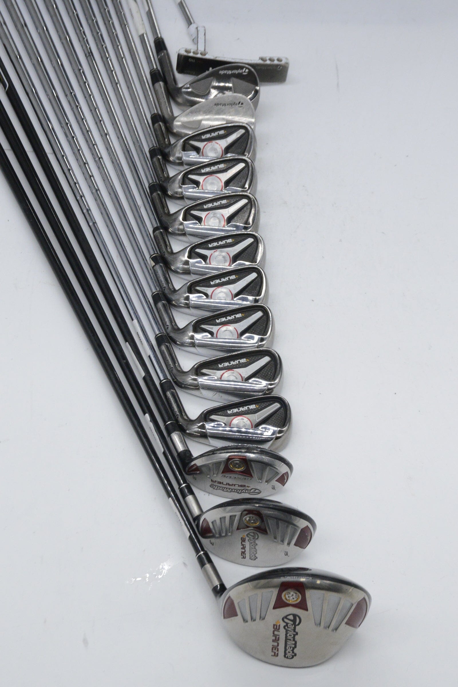 TaylorMade Burner '09 Mixed Full Set S Flex +0.25" Golf Clubs GolfRoots 