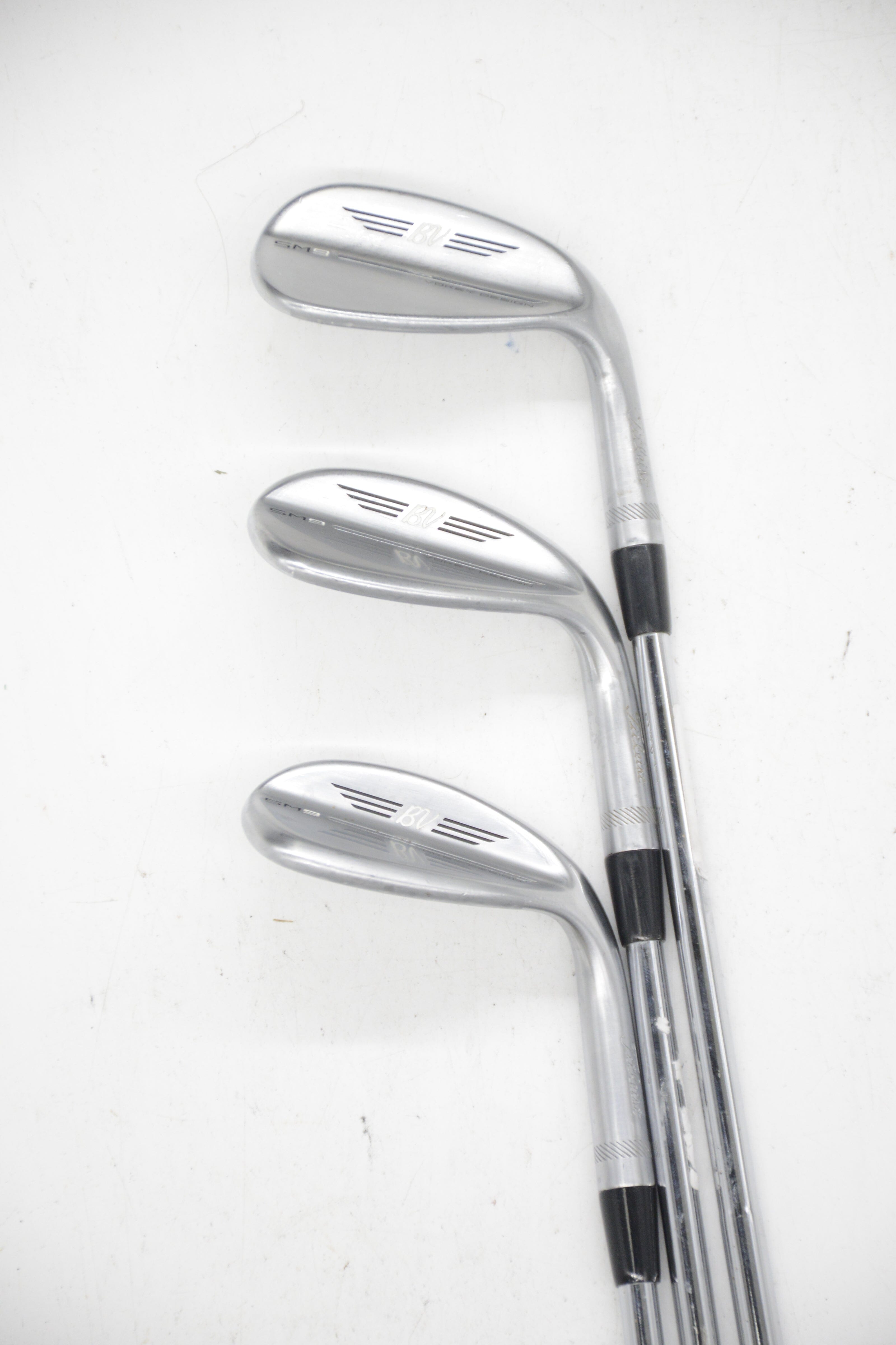 Titleist Vokey SM9 Tour Chrome 52, 56, 60 Degree Wedge Set Wedge Flex Golf Clubs GolfRoots 