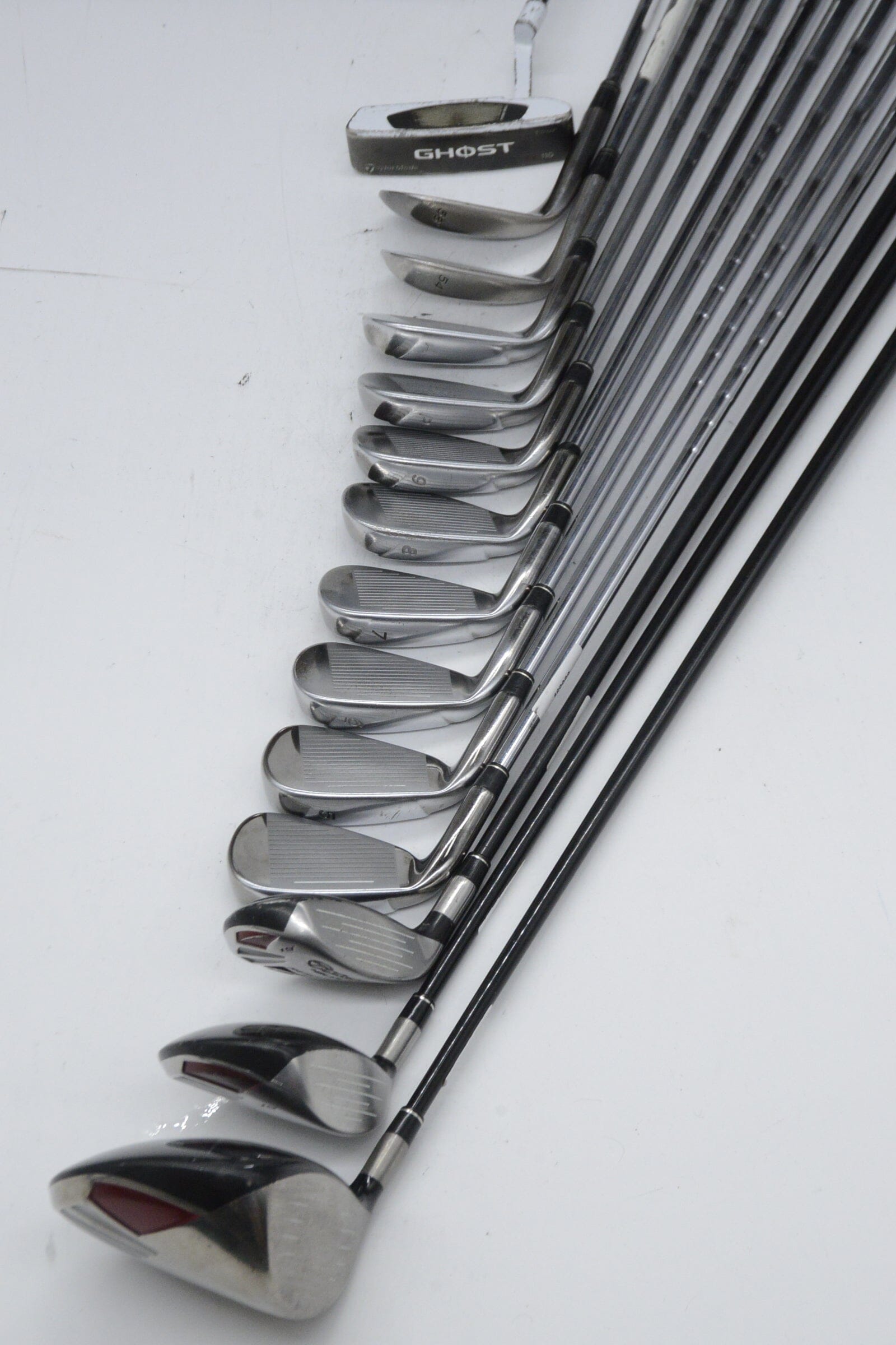 TaylorMade Burner '09 Mixed Full Set S Flex +0.25" Golf Clubs GolfRoots 