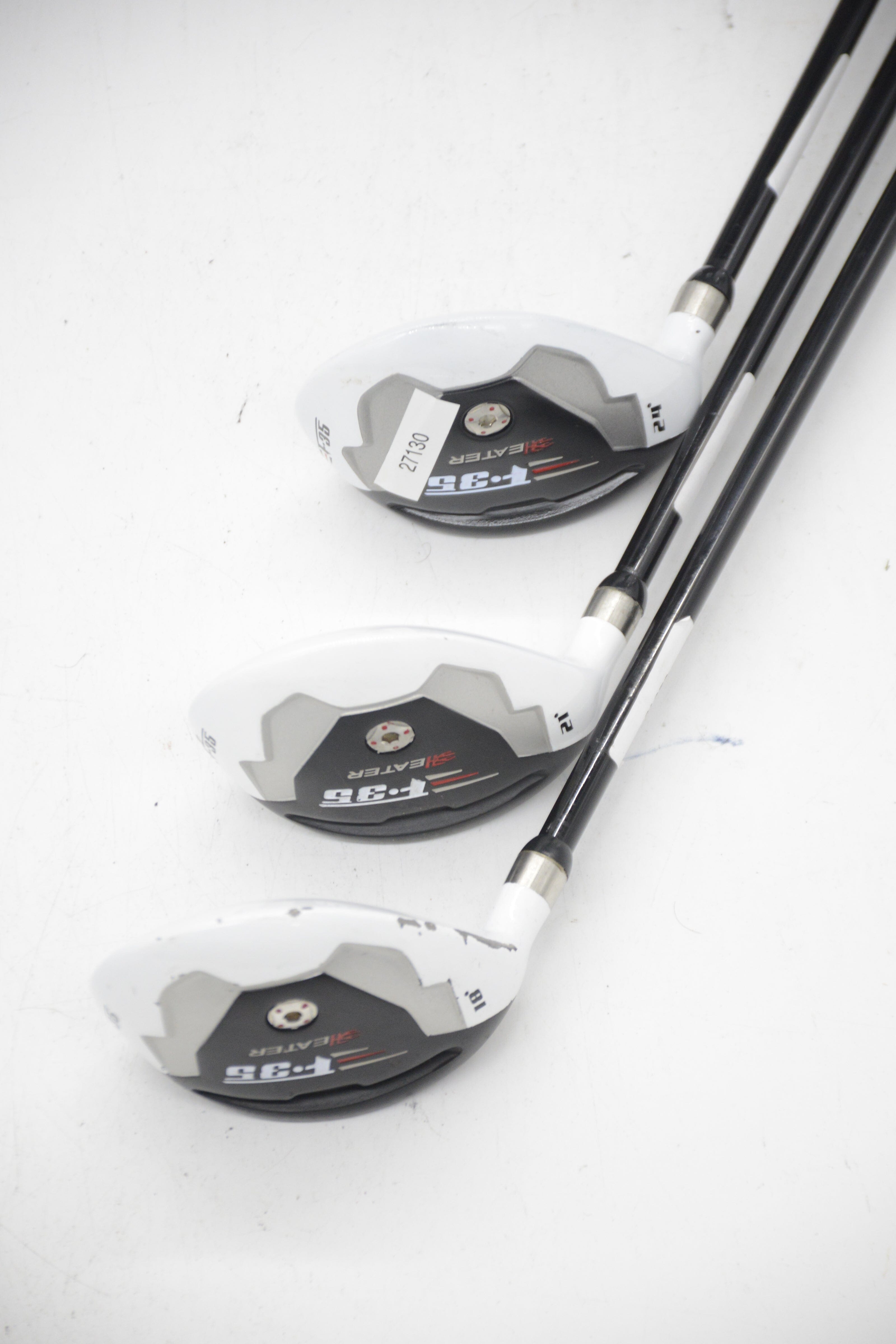 Lefty Performance Golf F-35 3H, 4H, 5H Hybrid Set R Flex Golf Clubs GolfRoots 