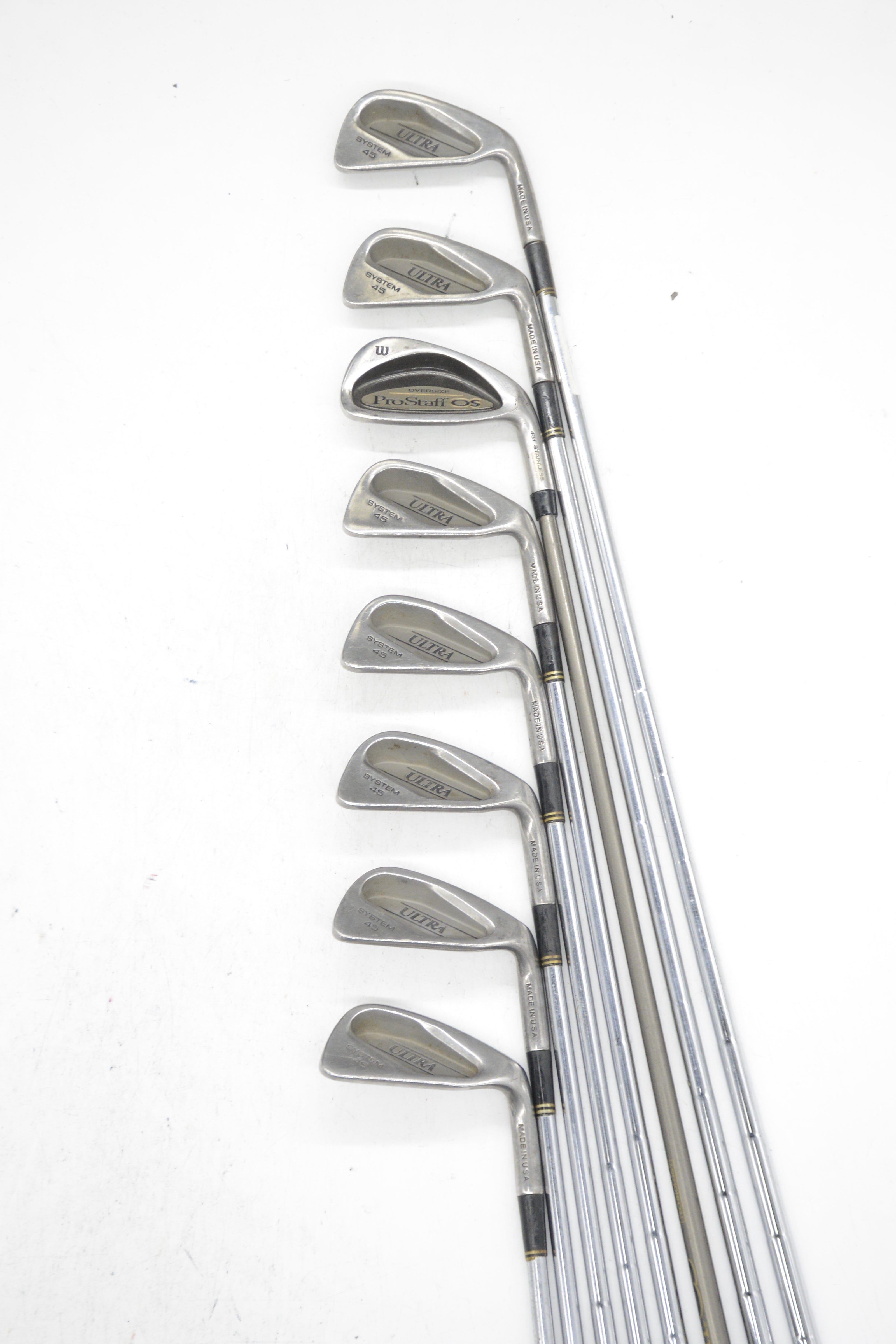 Wilson System 45 3-PW Iron Set S Flex -0.25" Golf Clubs GolfRoots 