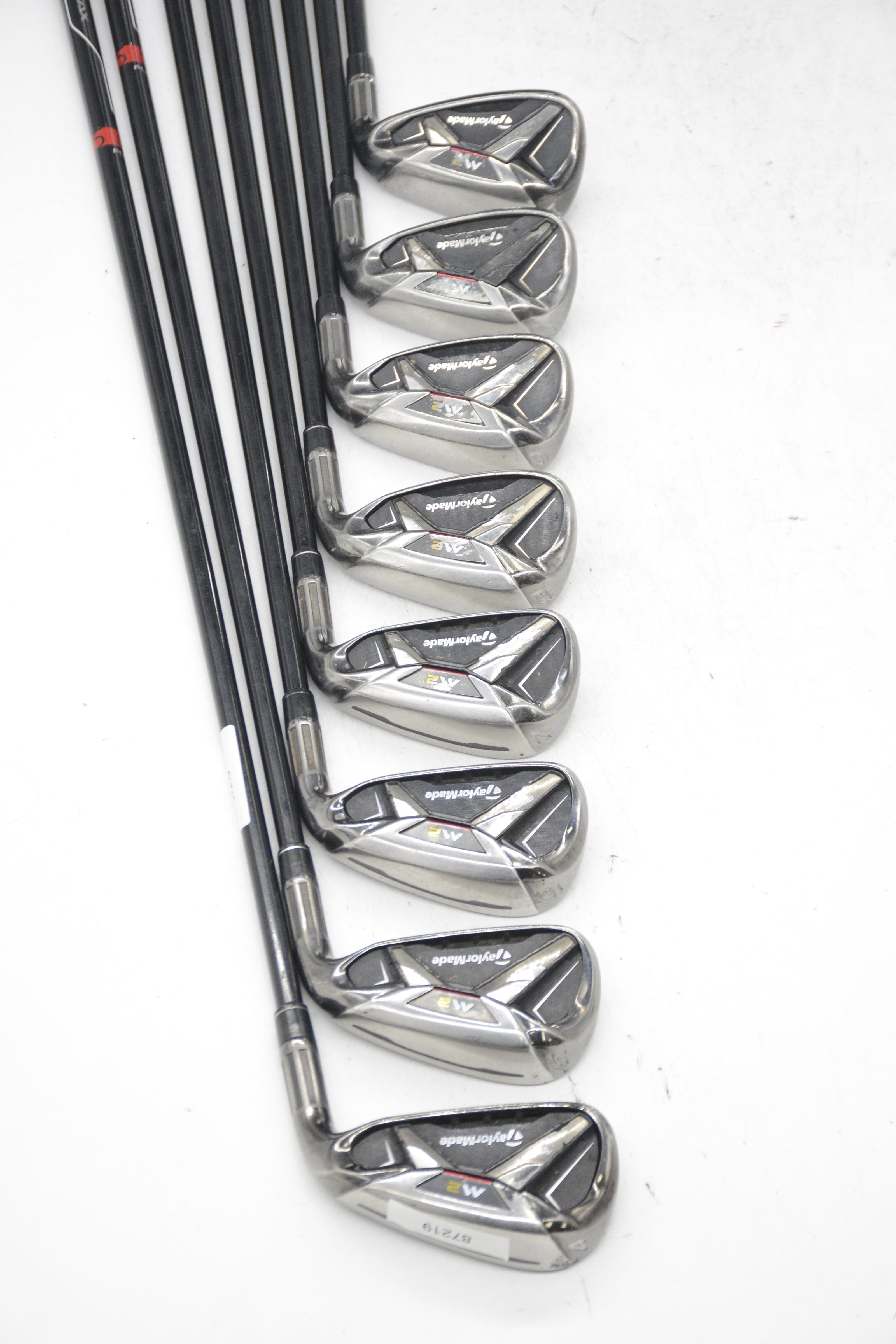 TaylorMade M2 4-AW Iron Set SR Flex -0.25" Golf Clubs GolfRoots 