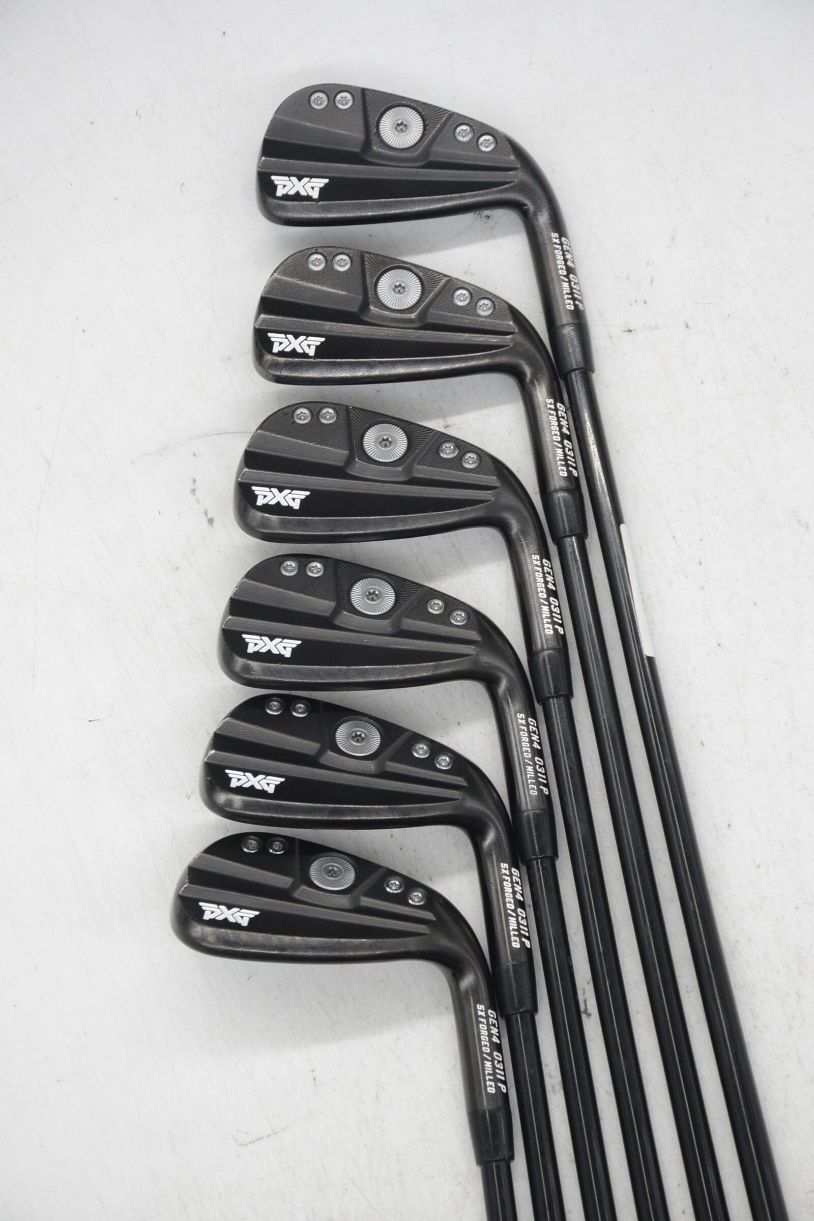 PXG 0311P Gen 4 Xtreme Dark 6-GW Iron Set S Flex -0.75" Golf Clubs GolfRoots 