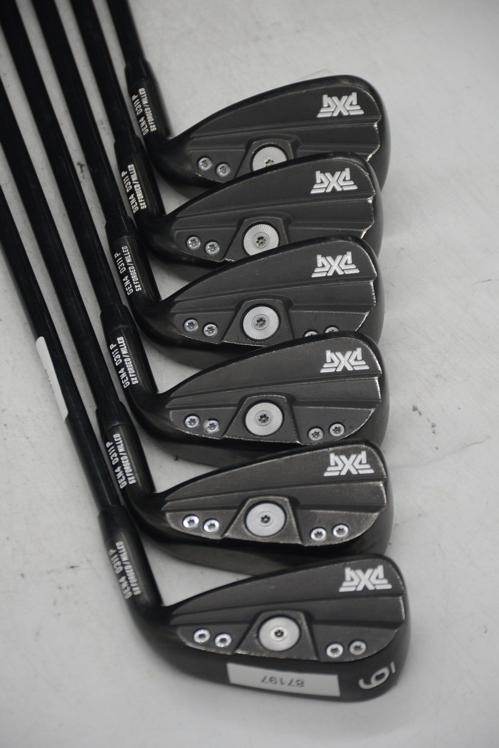 PXG 0311P Gen 4 Xtreme Dark 6-GW Iron Set S Flex -0.75" Golf Clubs GolfRoots 