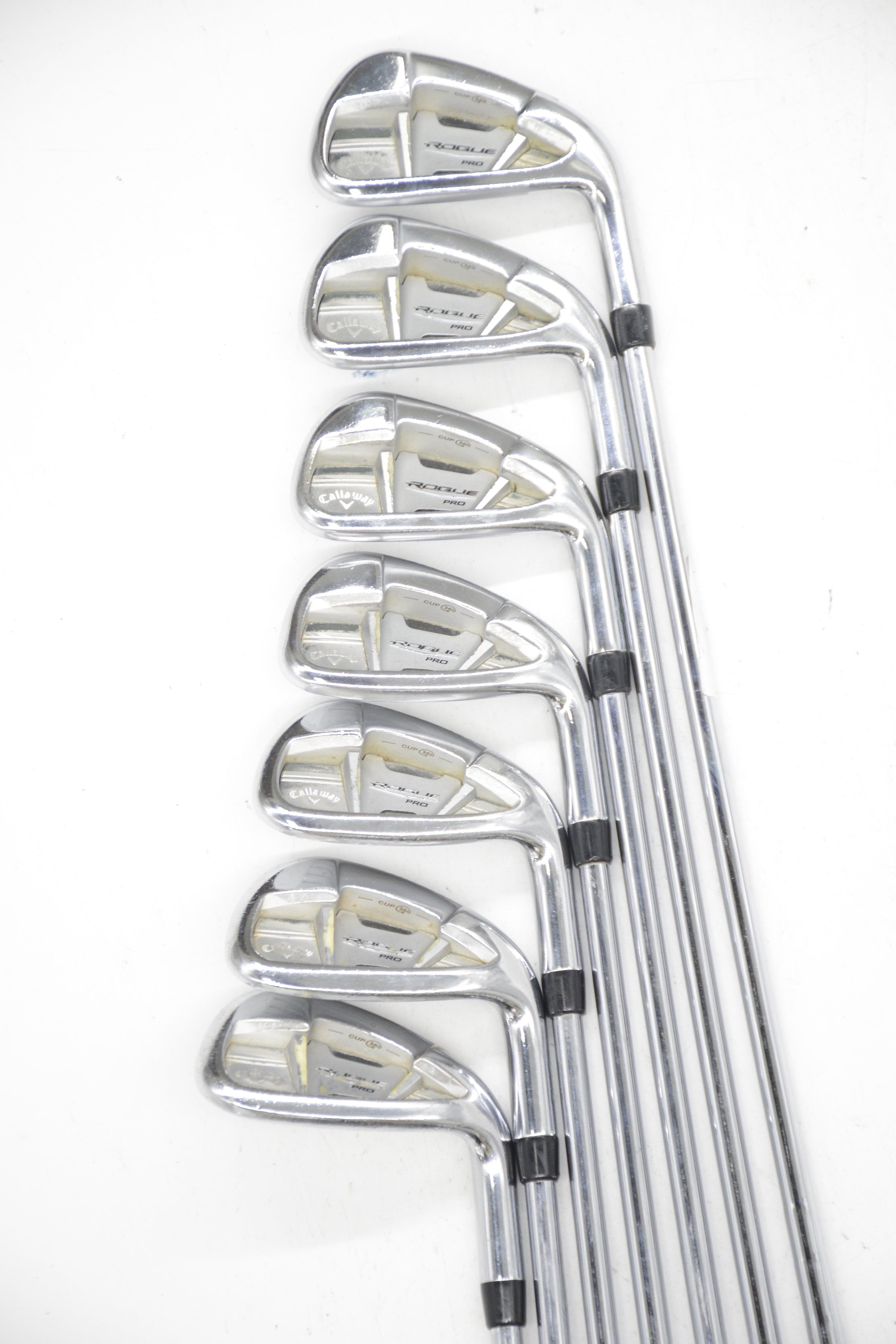 Callaway Rogue Pro 5-AW Iron Set R Flex -0.25" Golf Clubs GolfRoots 