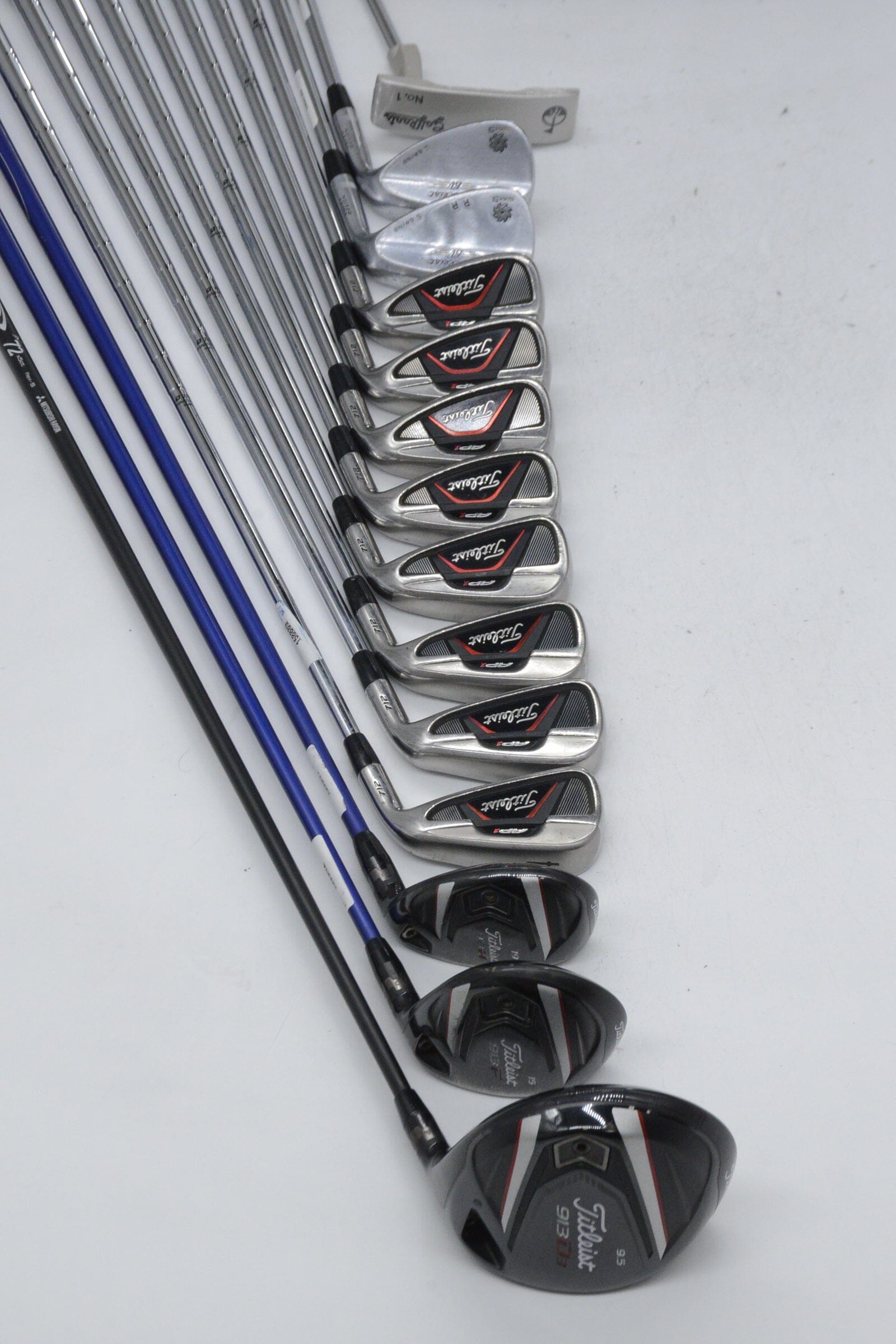 Titleist 712 AP1 Mixed Full Set S Flex Std Length Golf Clubs GolfRoots 