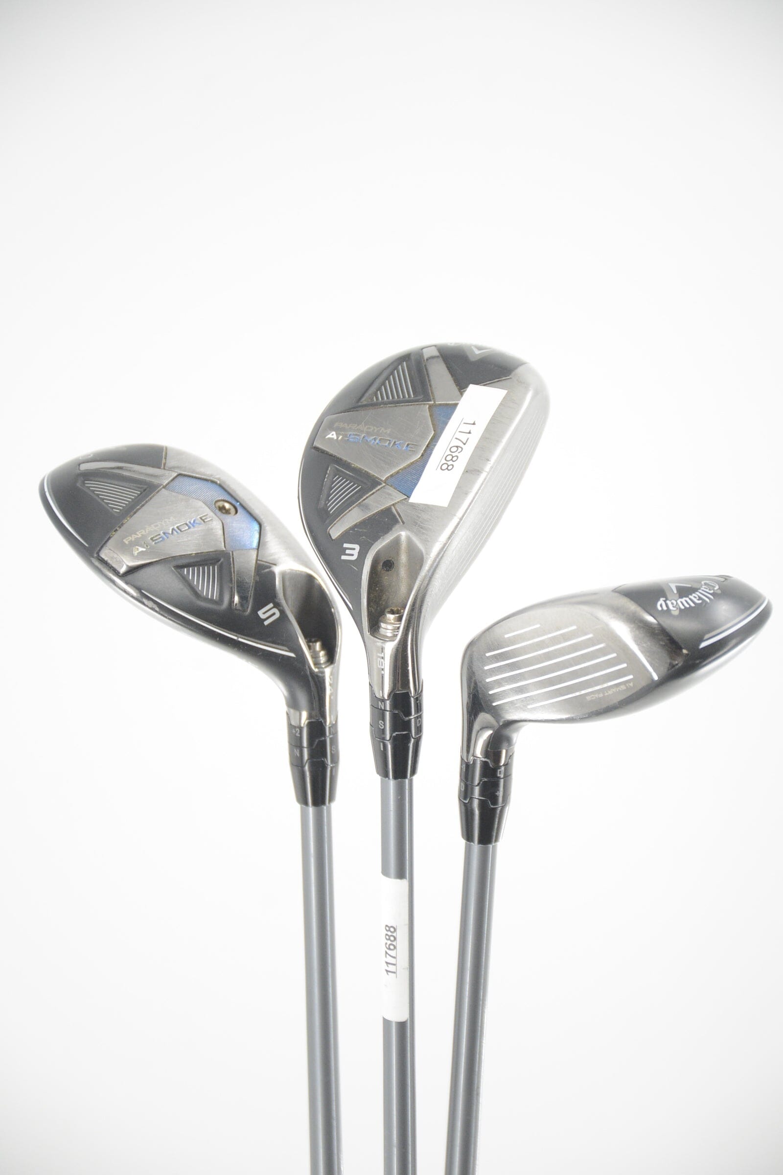 Callaway Paradym Ai Smoke 3H, 4H, 5H Hybrid Set S Flex Golf Clubs GolfRoots 