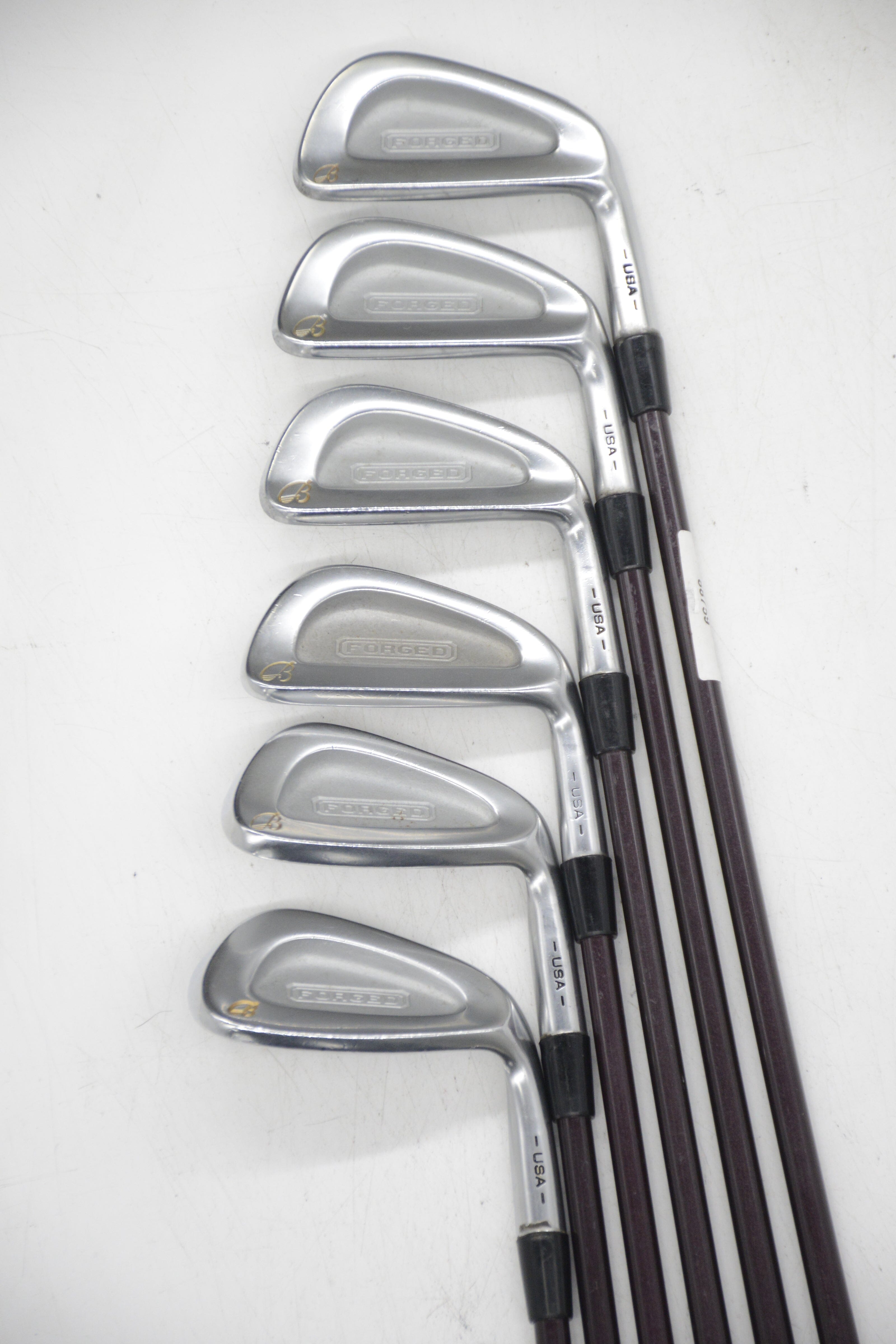 Gold B Forged 3-6, 8-9 Iron Set X Flex +0.75" Golf Clubs GolfRoots 