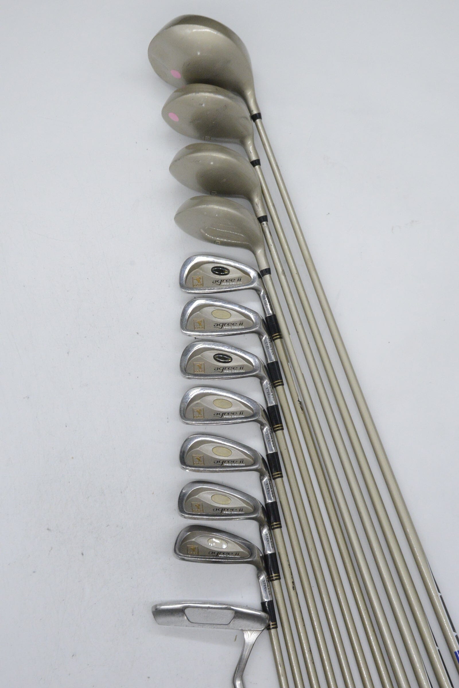 Women's *Dented* LPGA Agree II Mixed Full Set W Flex -1" Golf Clubs GolfRoots 