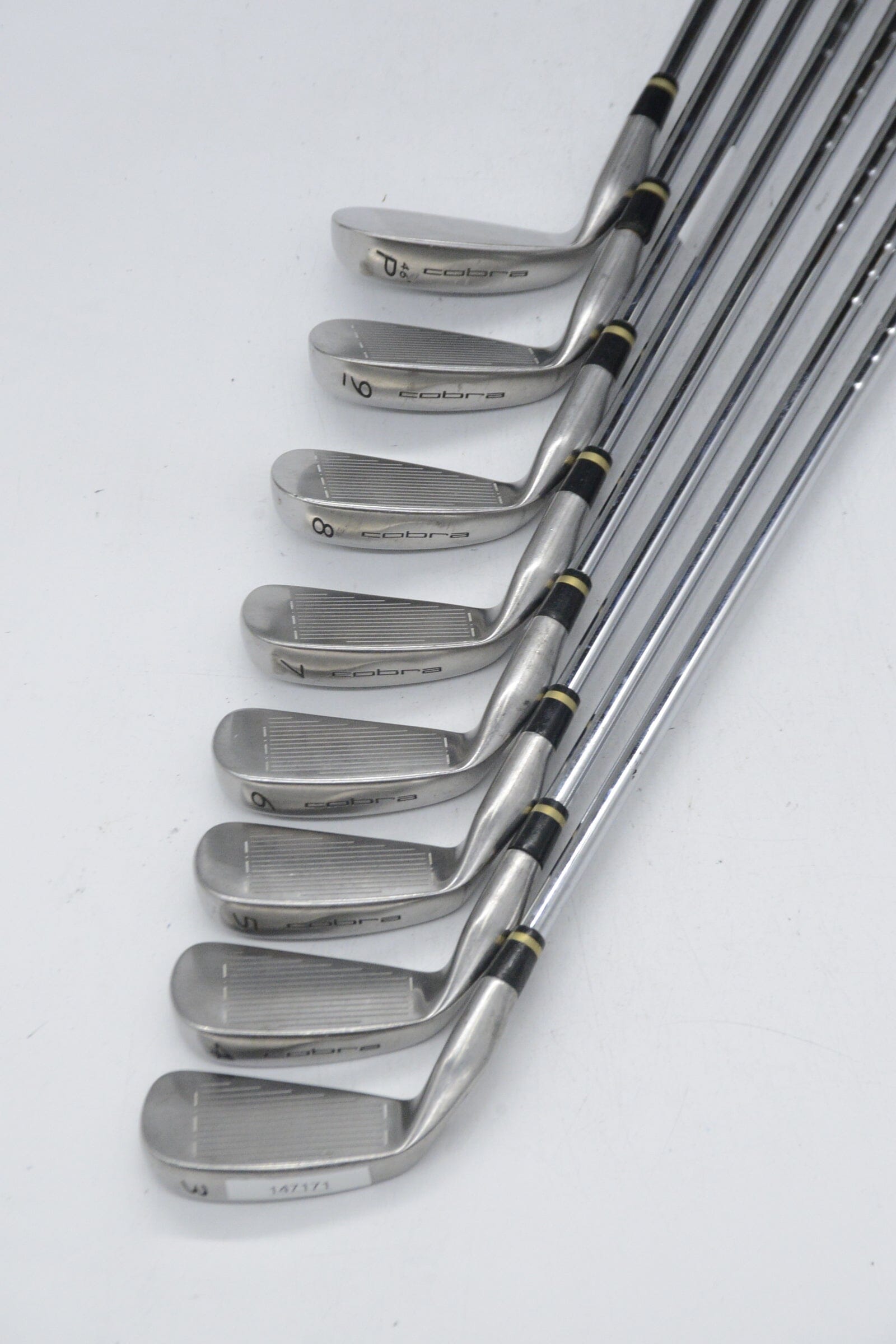 Cobra Gravity Back 3-PW Iron Set S Flex Std Length Golf Clubs GolfRoots 