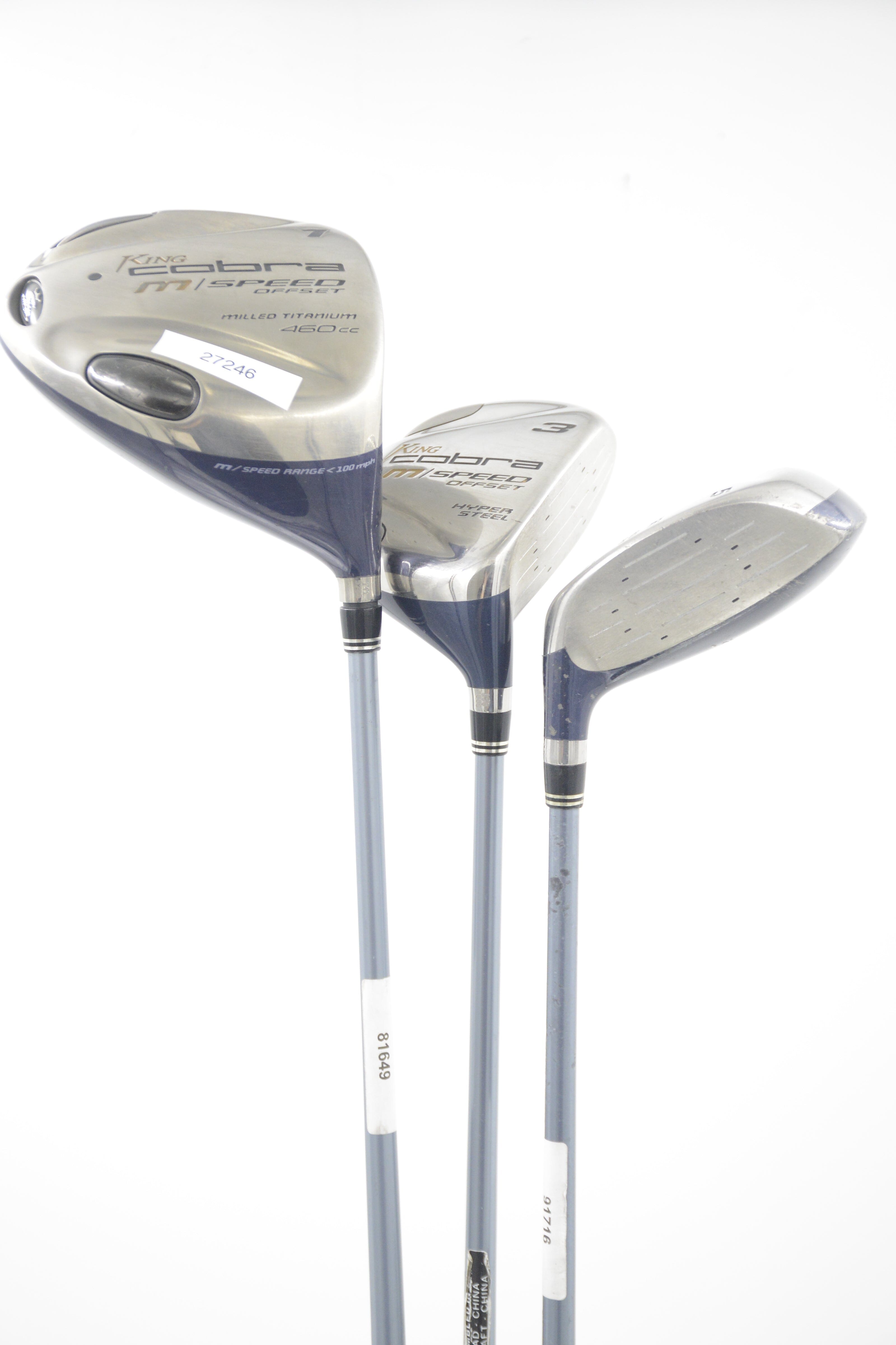 Women's Cobra M Speed D, 3W, 5W Wood Set W Flex Golf Clubs GolfRoots 