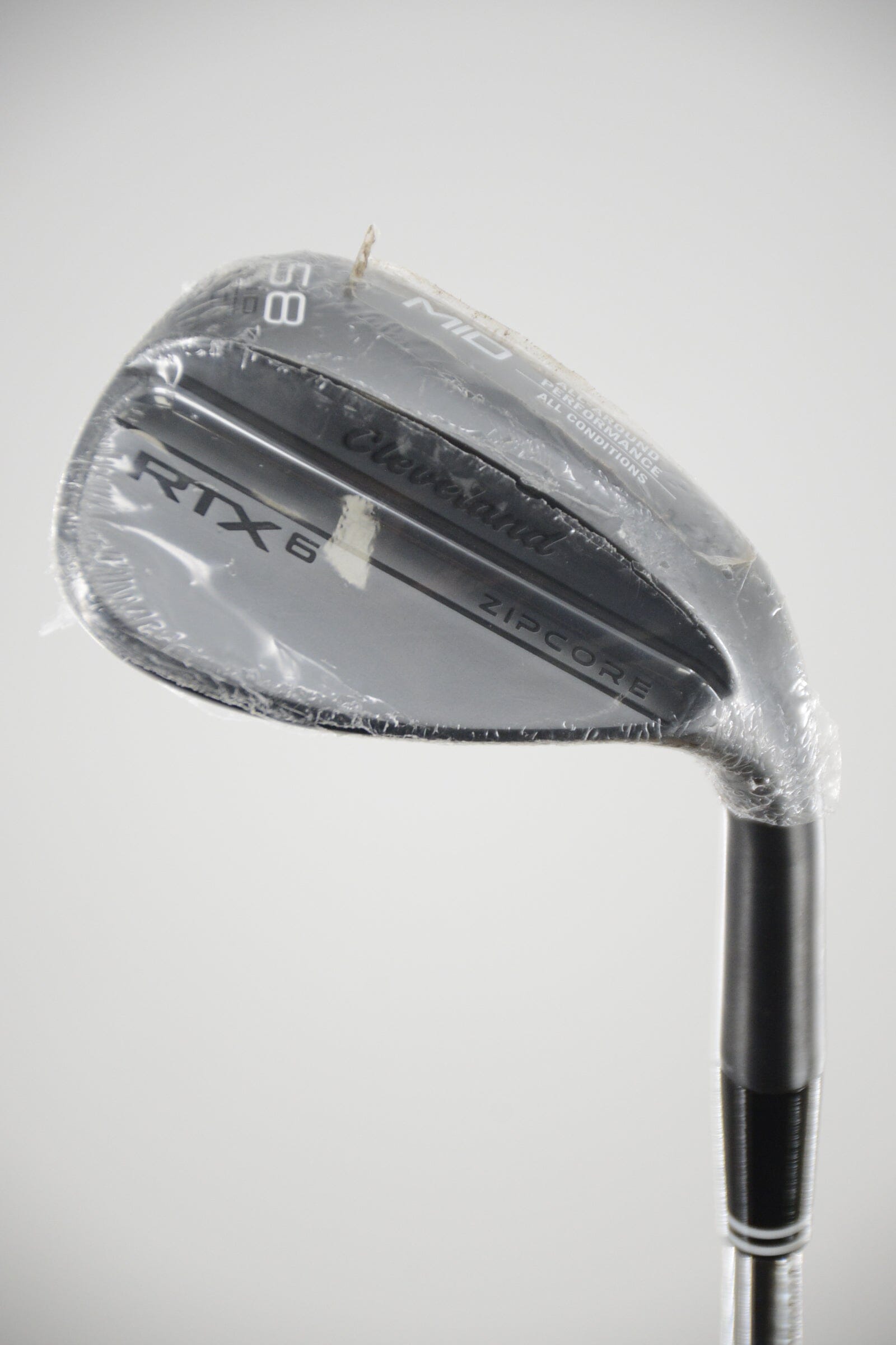 NEW Cleveland RTX 6 ZipCore Black Satin 58 Degree Wedge Wedge Flex 34.75" Golf Clubs GolfRoots 