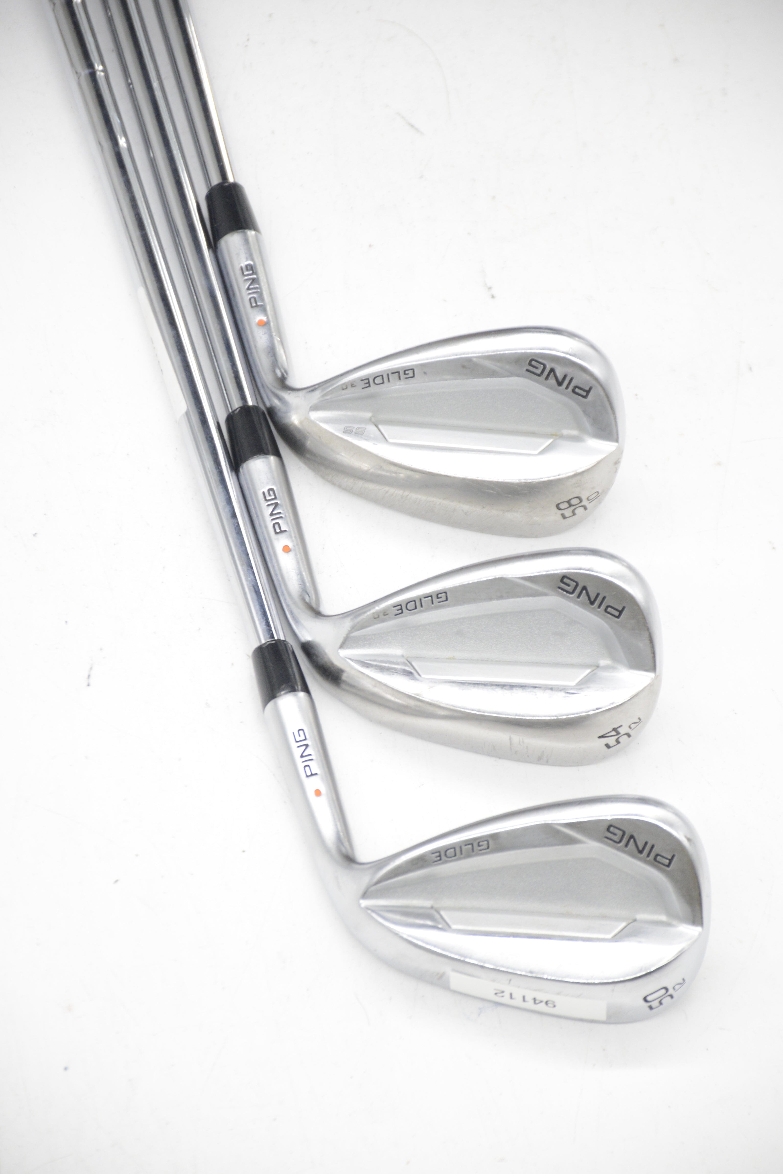 Ping Glide 3.0 SS 50, 54, 58 Degree Wedge Set S Flex Golf Clubs GolfRoots 